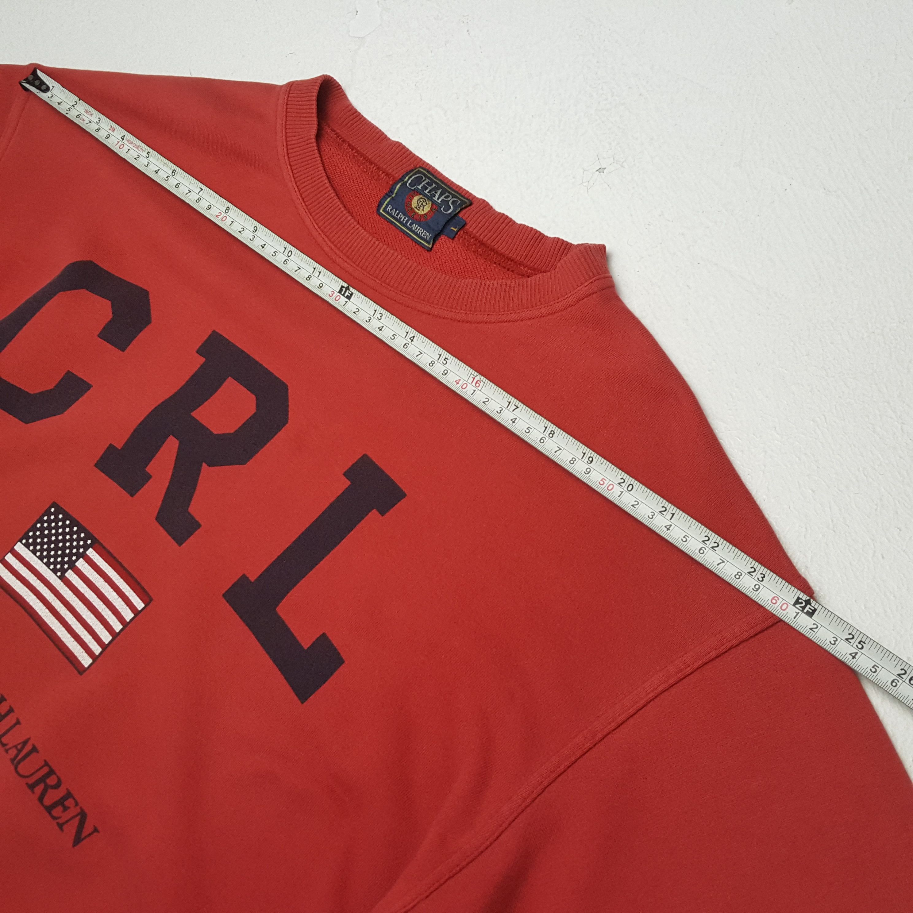 Chaps Ralph Lauren × Ralph Lauren × Vintage Vintage CHAPS RALPH LAUREN Streetwear Big Logo Sweatshirts Size US XL / EU 56 / 4 - 4 Thumbnail