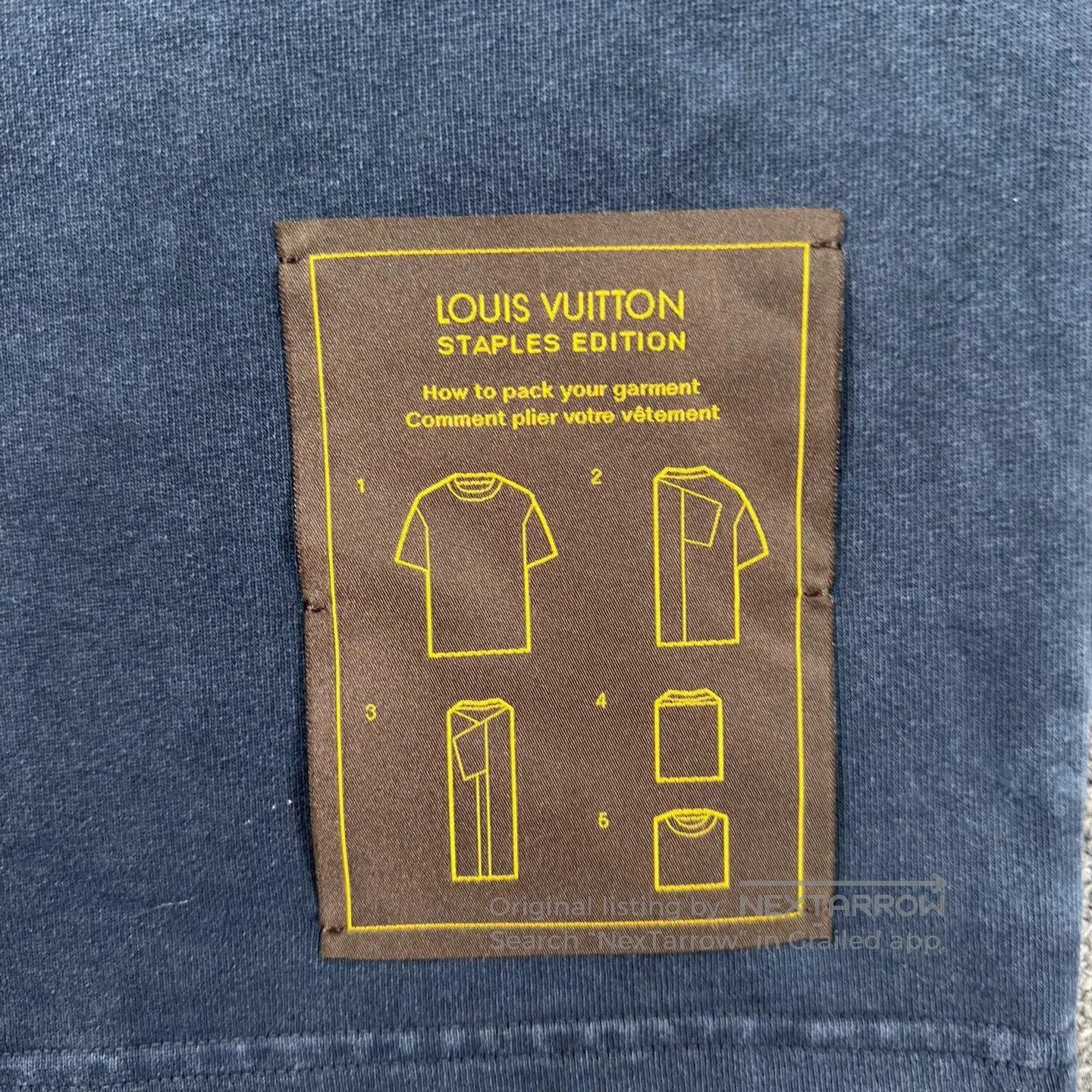 Louis Vuitton LV Navy Short-Sleeve T-Shirt. Size US XXL / EU 58 / 5 - 8 Thumbnail