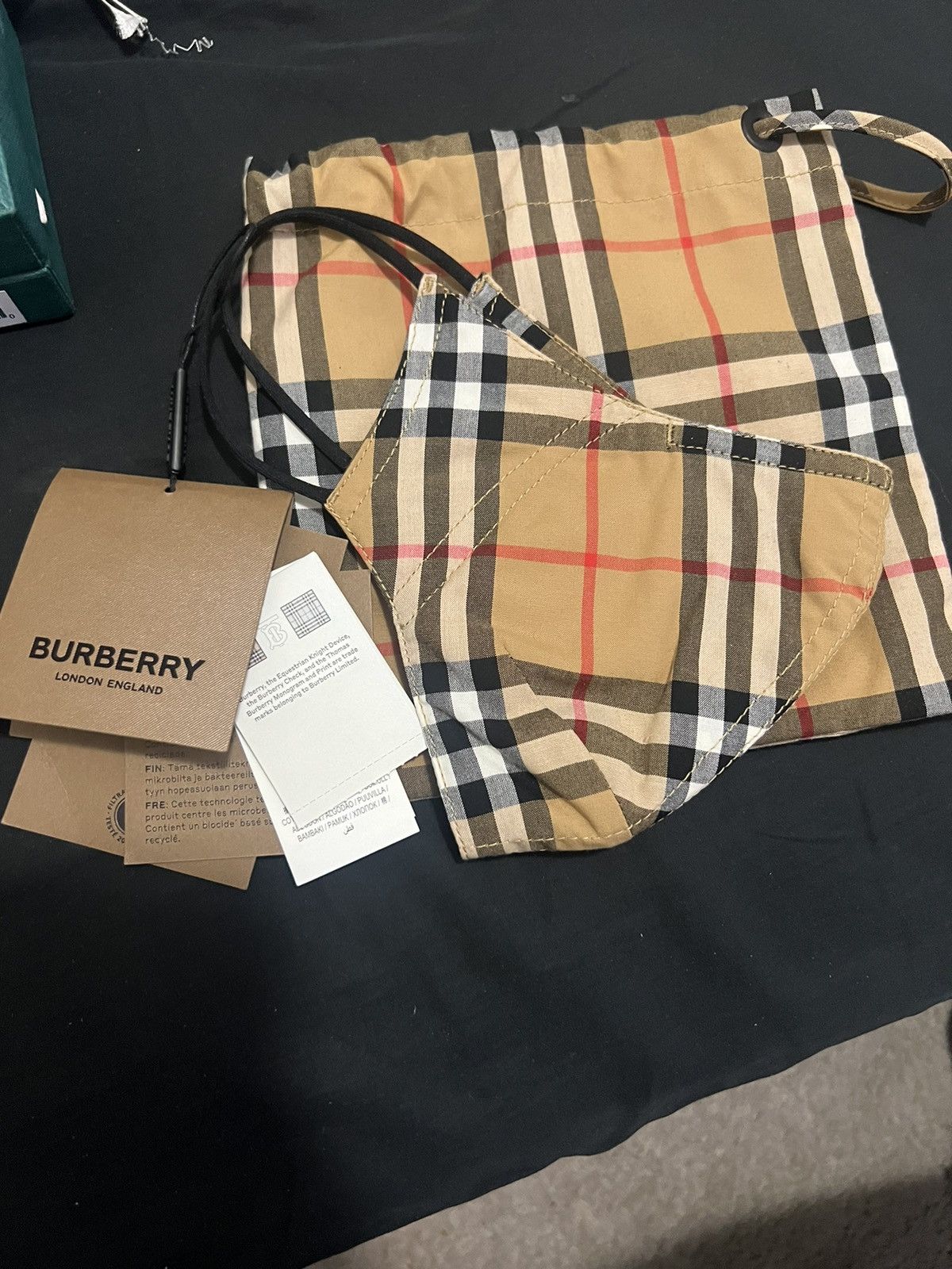 Burberry Burberry Original Face Mask Size ONE SIZE - 1 Thumbnail