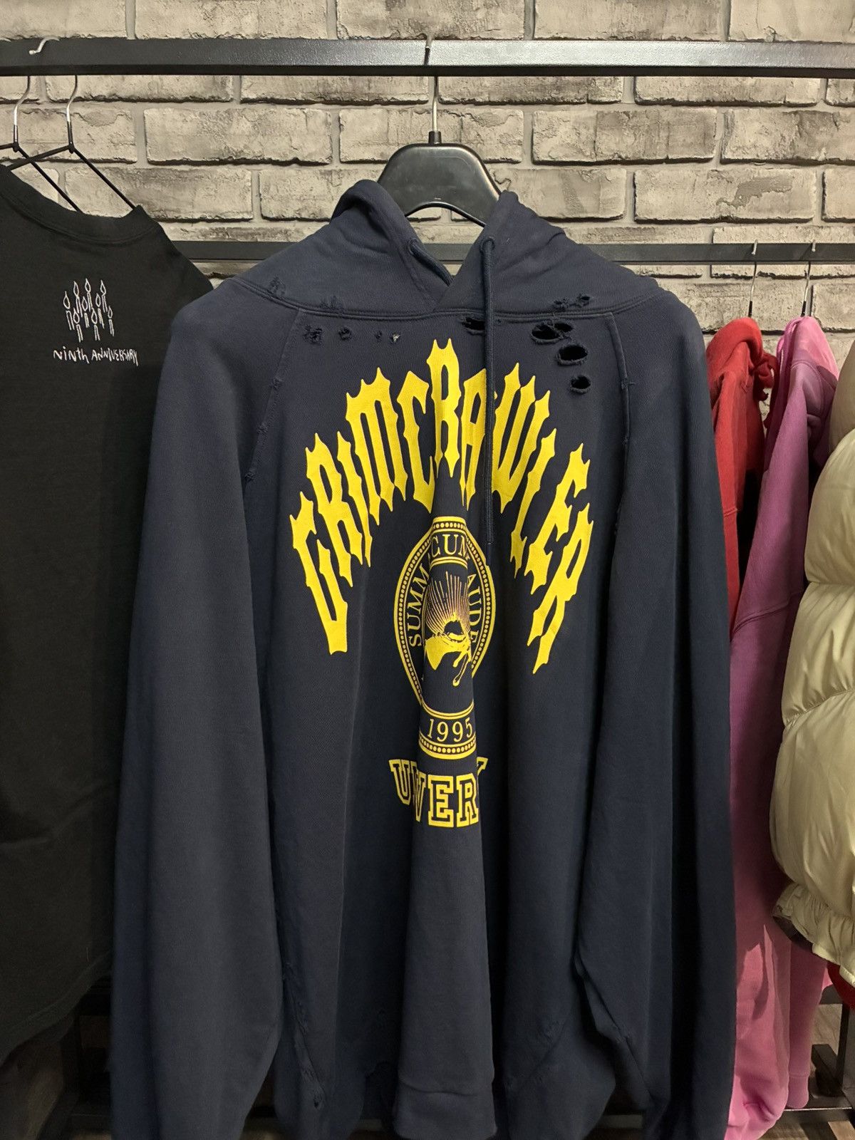 Raf Simons Raf Simons ss22 grimcrawler hoodie Size US L / EU 52-54 / 3 - 1 Thumbnail