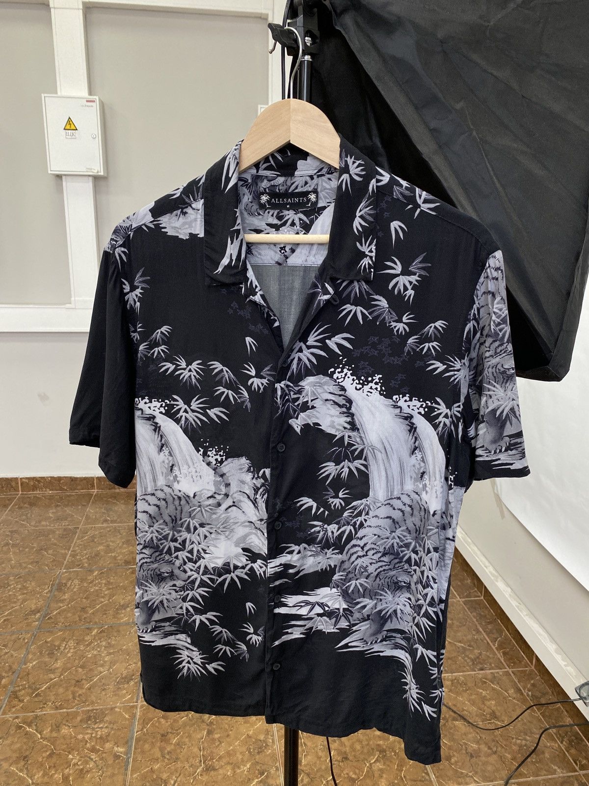 Allsaints 🇯🇵 Rare Allsaints Tiger Japan Style shirt retro hype Y2K Size US M / EU 48-50 / 2 - 1 Thumbnail