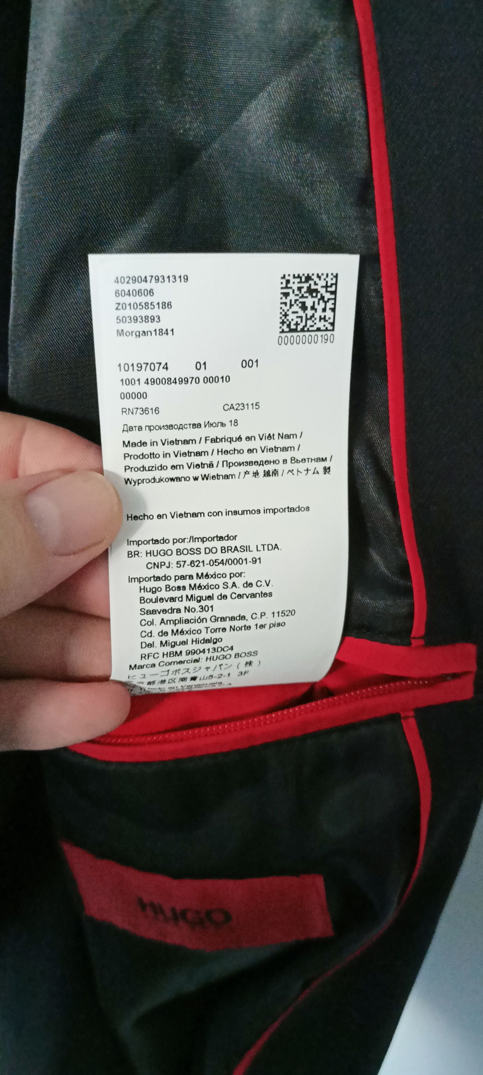 Hugo HUGO Hugo Boss Technical Waterproof Overcoat - Black Size 54 Size US XL / EU 56 / 4 - 9 Thumbnail