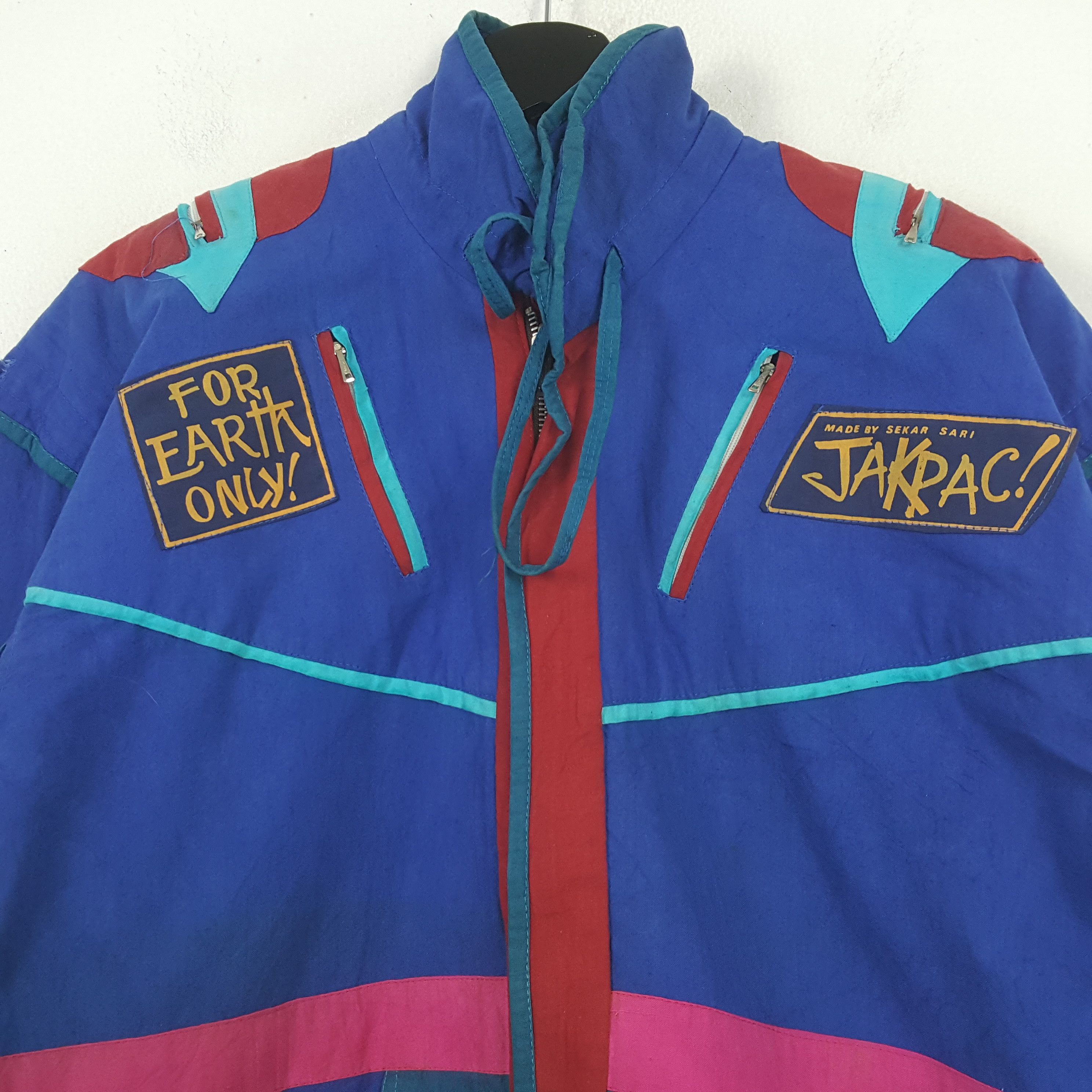 Vintage 1980 JAKPAC Japanese Streetwear Style Jacket C290N32 Size US M / EU 48-50 / 2 - 2 Thumbnail