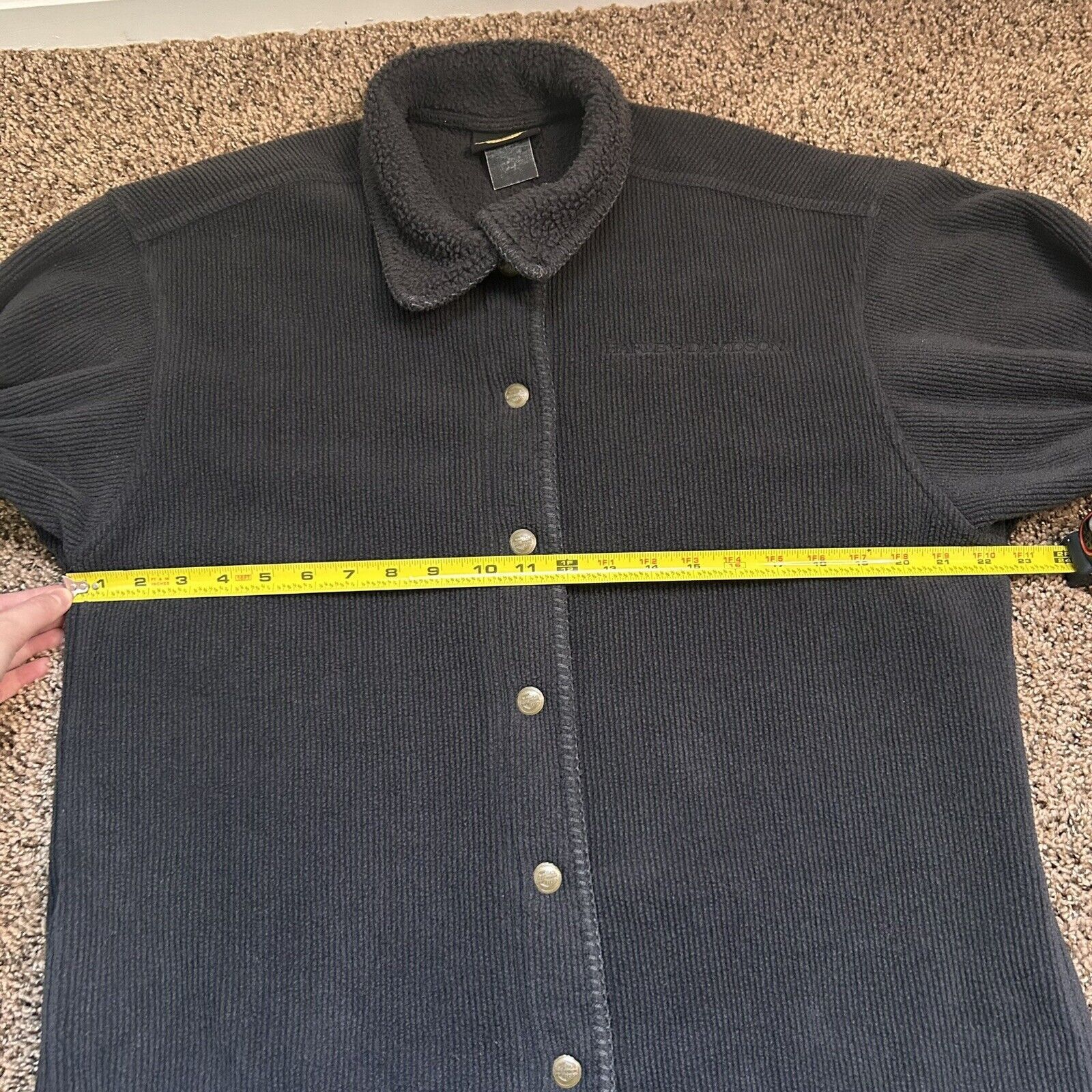 Harley Davidson Harley Davidson Black Button Up Jacket Size XL / US 12-14 / IT 48-50 - 14 Thumbnail