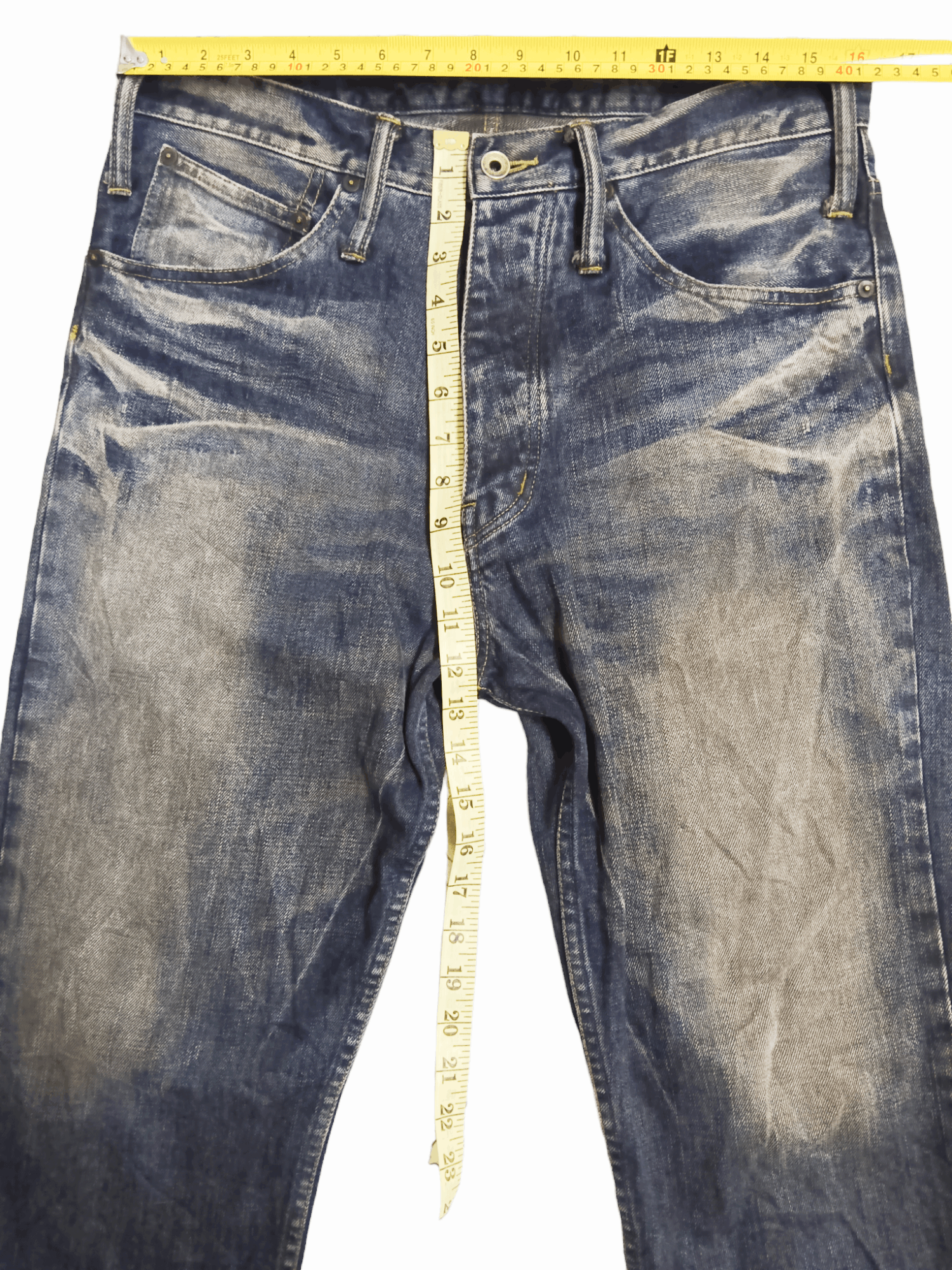 Le Grande Bleu (L.G.B.) 🔥ORIGINAL L.G.B.🔥Released Hem Mud Wash Cropped Denim Size US 33 - 7 Thumbnail