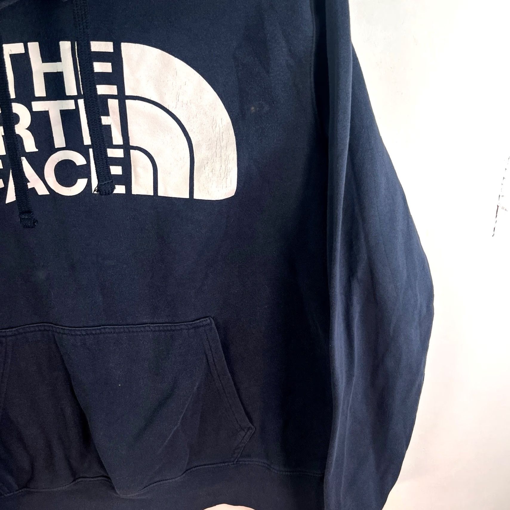 The North Face The North Face Hoodie Mens Size L Blue Logo Pullover Sweatshirt Size US L / EU 52-54 / 3 - 2 Thumbnail