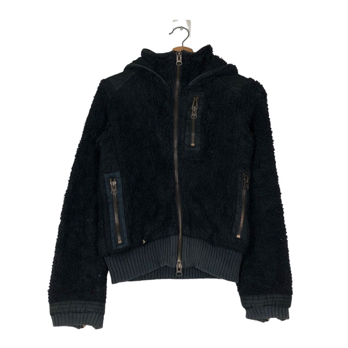 Hysteric Glamour Vintage Cropped Biker Jacket Shearling Classical Capistrano Size US M / EU 48-50 / 2 - 1 Thumbnail