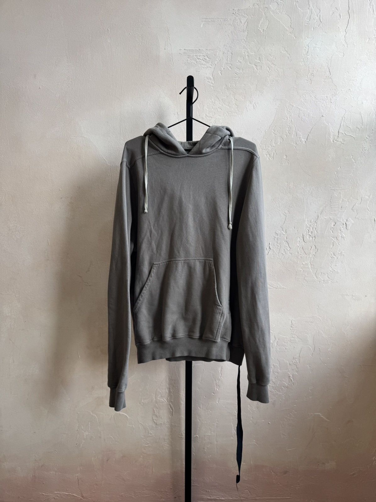 Rick Owens Drkshdw GRANBURY DUST MILK HOODIE DRAWSTRING PULLOVER Size US XL / EU 56 / 4 - 2 Thumbnail