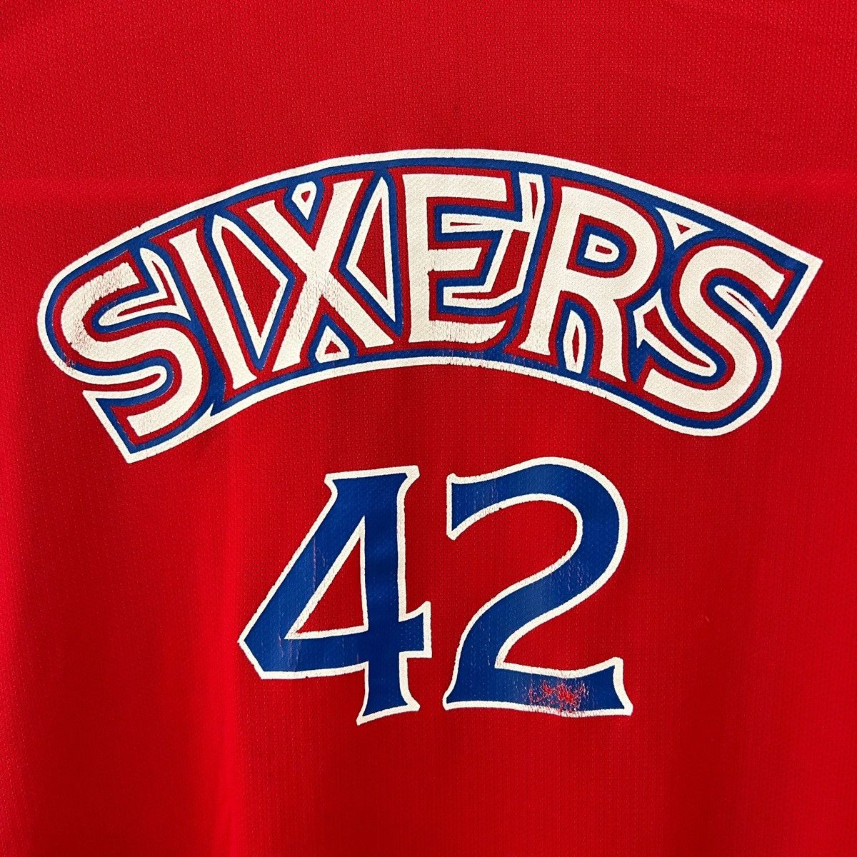 Champion × NBA × Vintage Vintage Philadelphia 76ers 95-96 Stackhouse Champion Jersey Size US XL / EU 56 / 4 - 3 Thumbnail