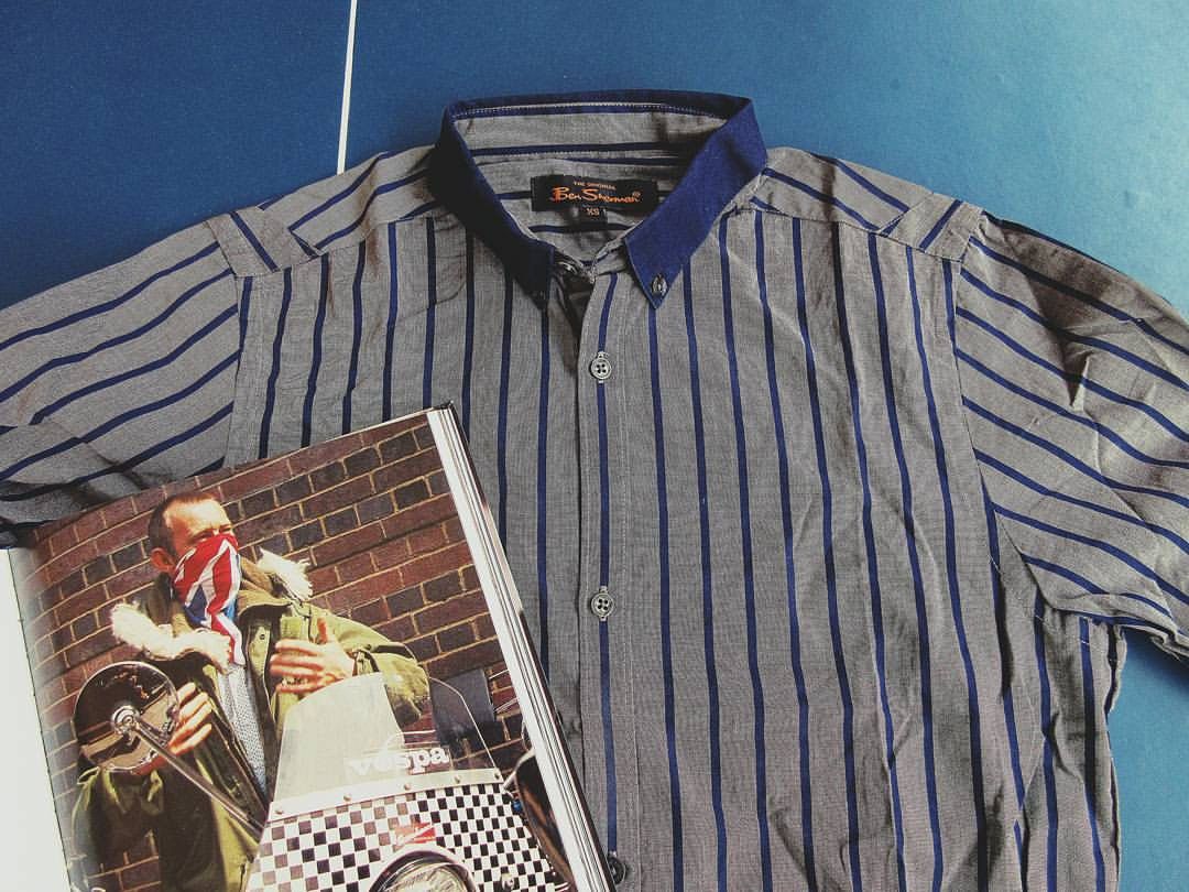 Ben Sherman × Vintage Ben Sherman Pin Stripe Shirt Size S Made in india Size US S / EU 44-46 / 1 - 2 Thumbnail