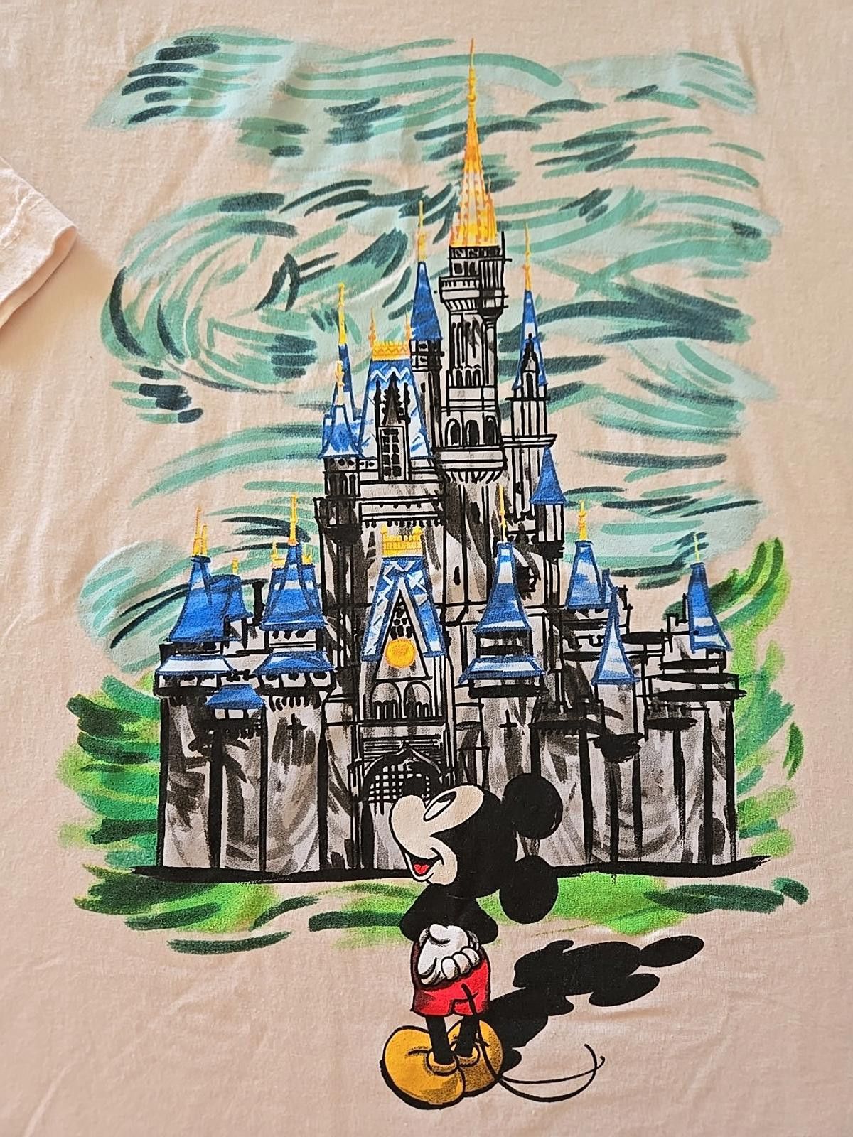 Disney Disney Parks 2025 WDW Castle T Shirt Size Large UNISEX New Size ONE SIZE - 3 Thumbnail