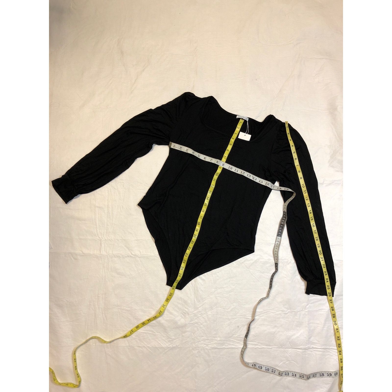 Mango Women’s Mangopop black long sleeve body suit Size XXL / US 16-18 / IT 52-54 - 5 Thumbnail