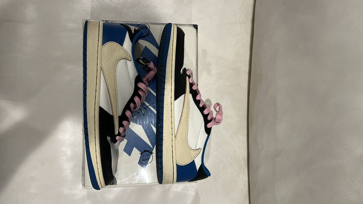 Nike × Travis Scott Fragment Design X Travis Scottx Air Jordan 1 Retro Low Size US 8.5 / EU 41-42 - 6 Thumbnail