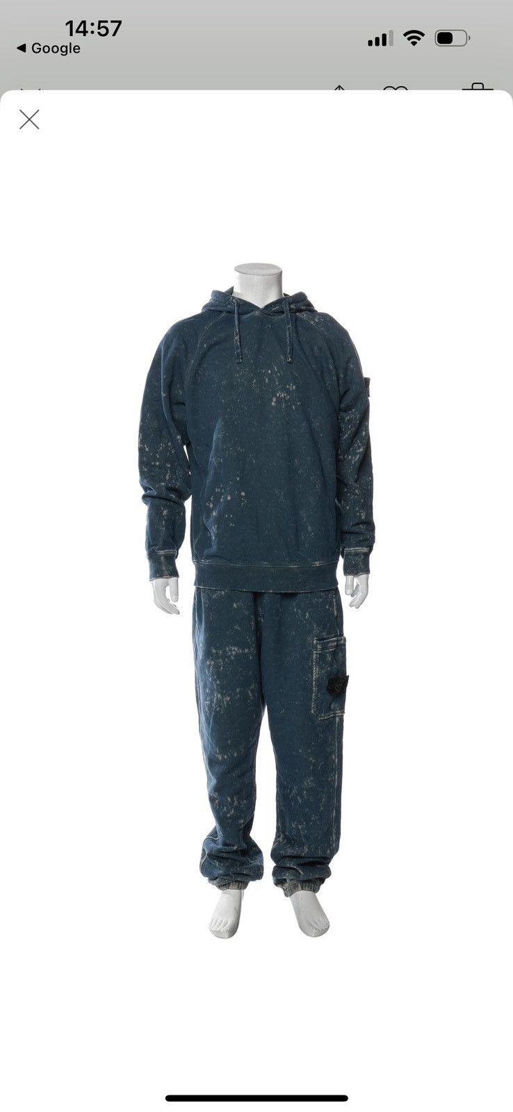 Stone Island Stone Island Tie Dye Tracksuit Suit Hoodie Sweatpants Set Size US 38 / EU 54 - 1 Thumbnail