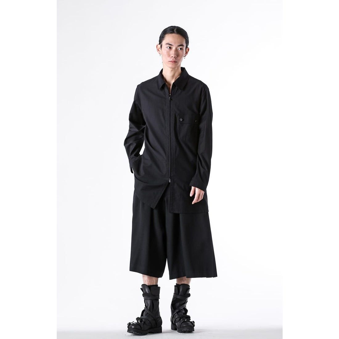 Yohji Yamamoto 🔥Archive🔥Yohji Yamamoto 24/25AW Open Blouse Zipper Jacket Size US M / EU 48-50 / 2 - 1 Thumbnail