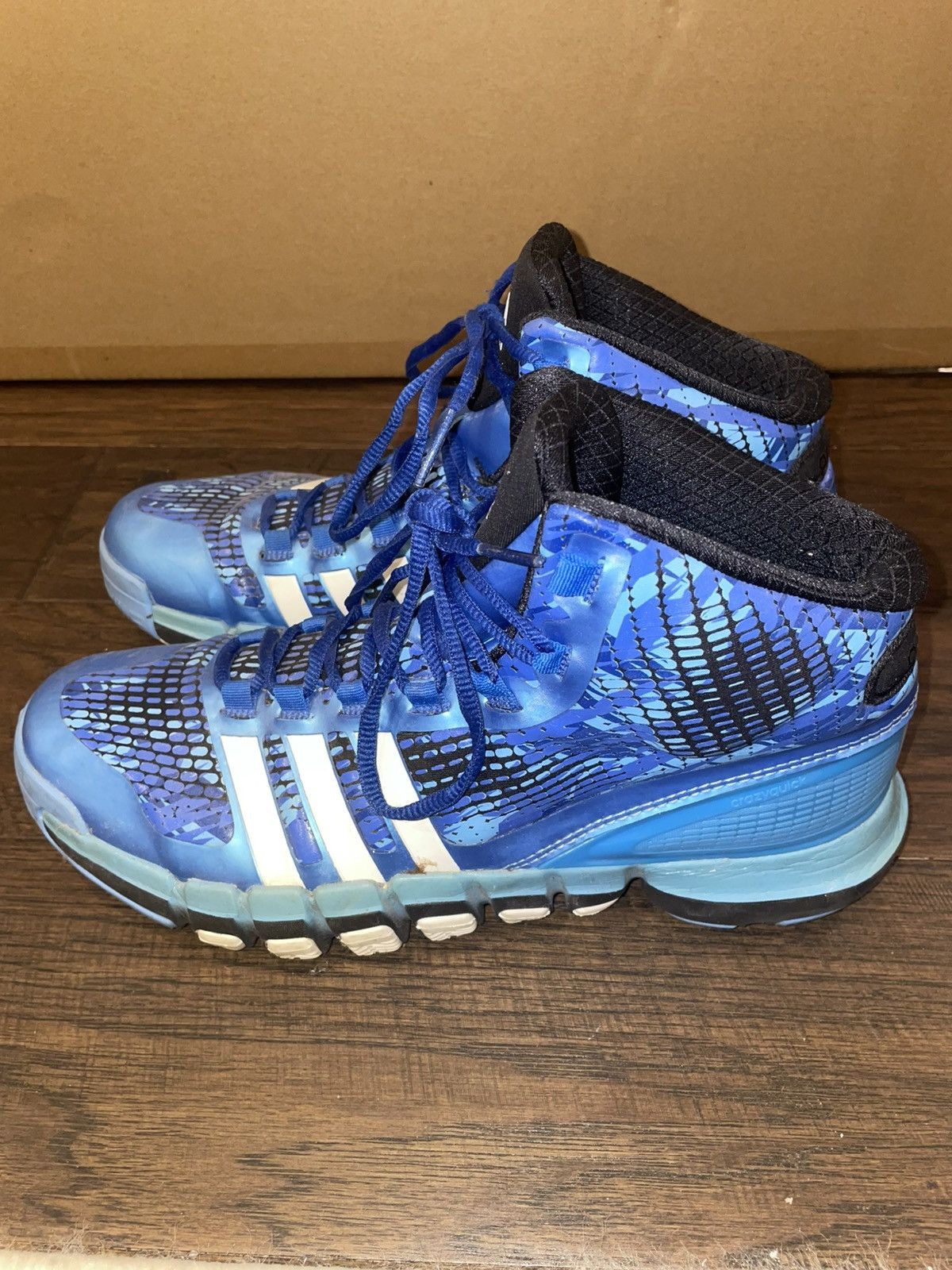 Adidas Adidas Crazyquick Adipure Triple Blue Size US 10 / EU 43 - 2 Thumbnail