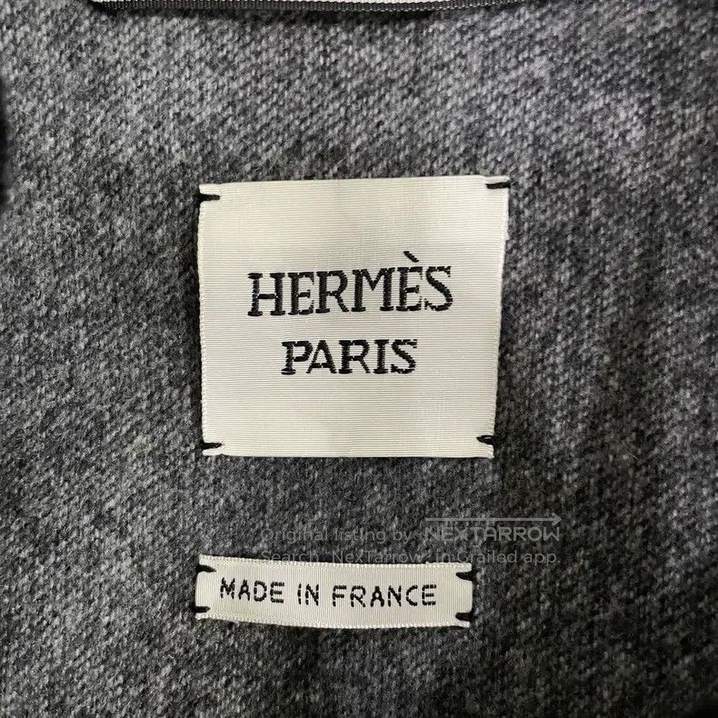 Hermes Hermes Black and Gray Dual Color Long Coat Size XS / US 0-2 / IT 36-38 - 3 Thumbnail