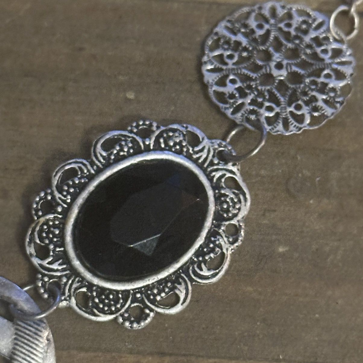 Other Silver tone charm link necklace Size ONE SIZE - 2 Thumbnail