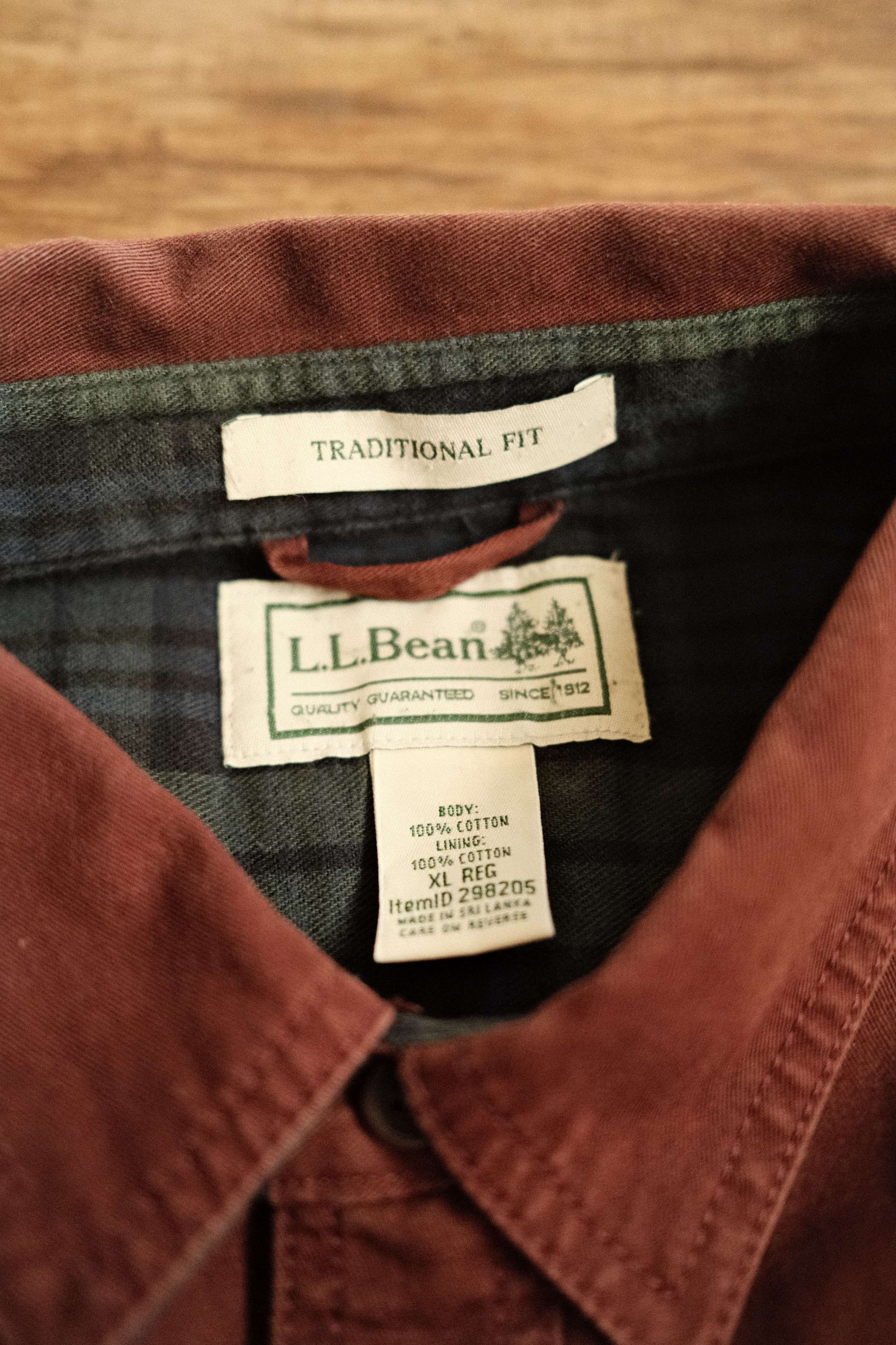 L.L. Bean Vintage LL Bean Over Shirt Size US XL / EU 56 / 4 - 2 Thumbnail
