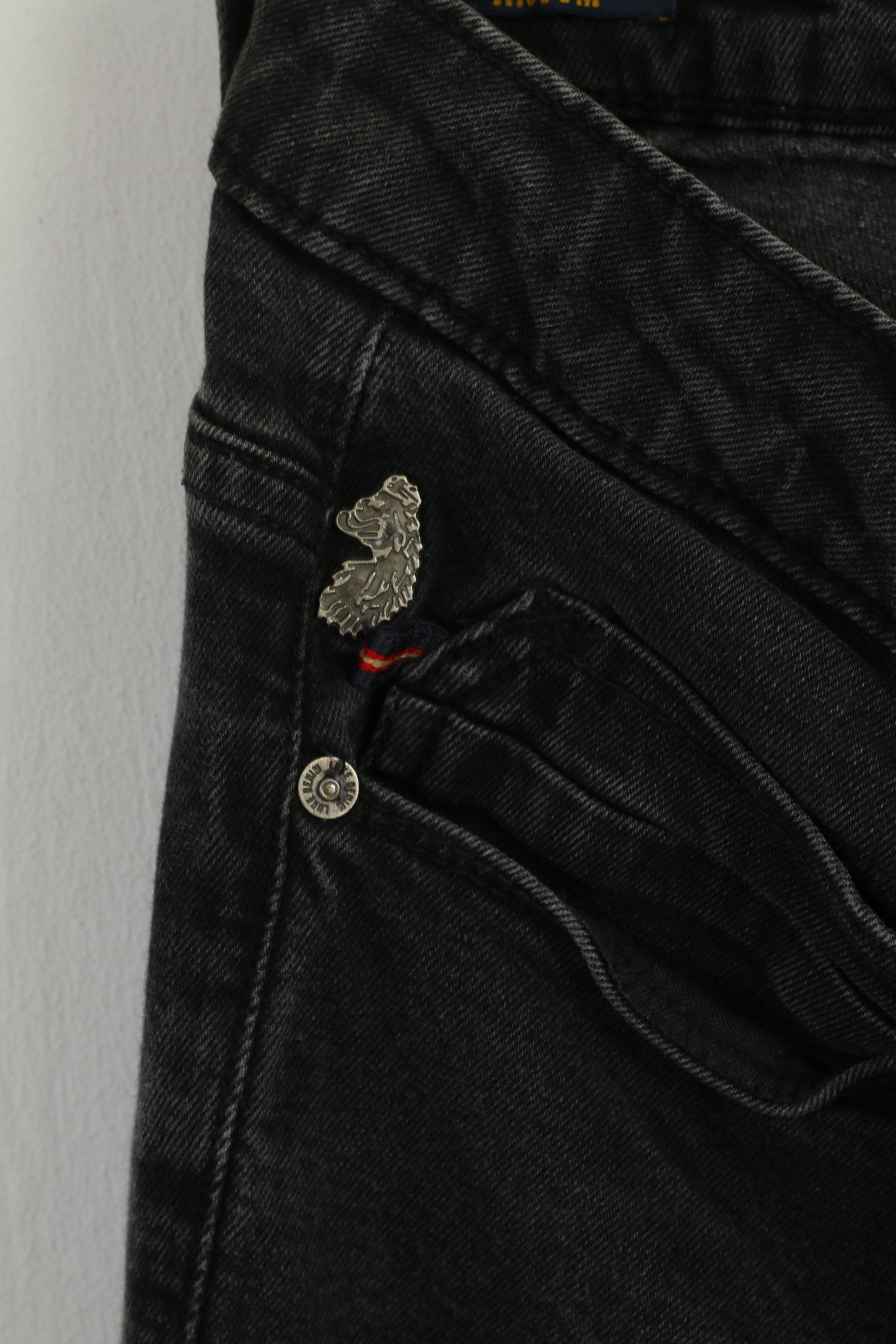 Vintage Luke Denim Men 34 Trousers Black Cotton Vacuum 8402 Size US 34 / EU 50 - 3 Thumbnail