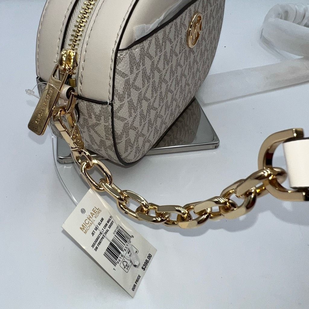 Michael Kors Michael Michael Kors Jet Set Glam Oval Crossbody Size ONE SIZE - 3 Thumbnail