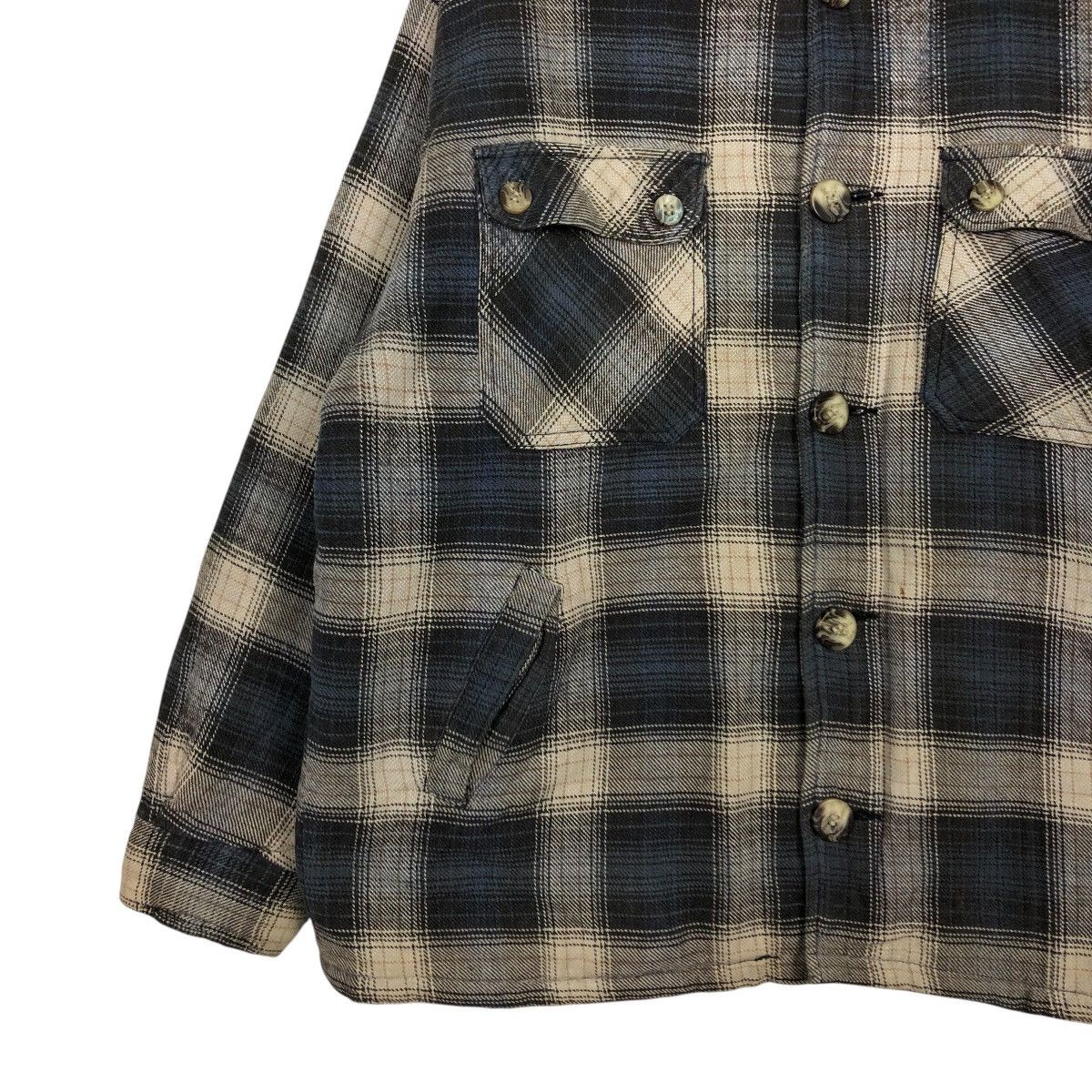 Japanese Brand 🔥VINTAGE FLANNEL JACKET TARTAN DESIGN SURF & SWEATS Size US M / EU 48-50 / 2 - 6 Thumbnail