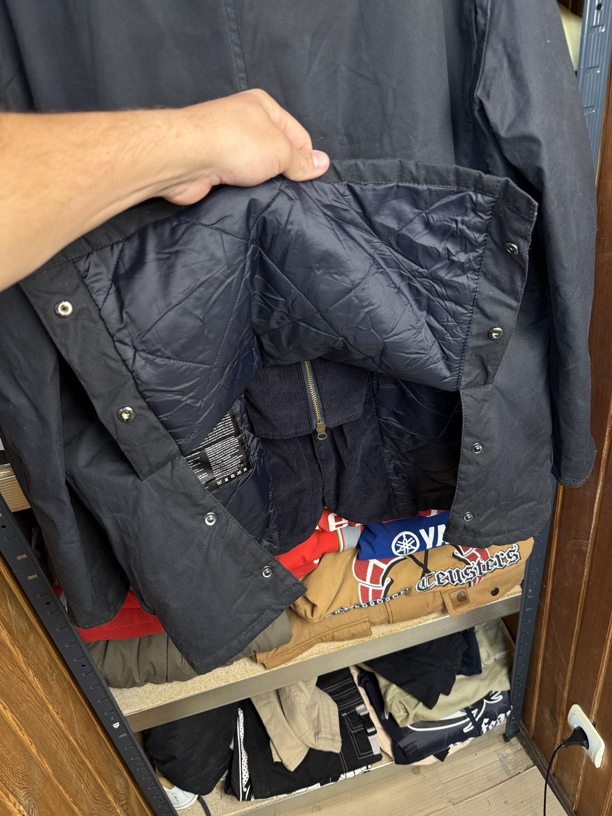 Barbour Vintage mens Barbour Wax jacket size XXL Size US XXL / EU 58 / 5 - 19 Thumbnail