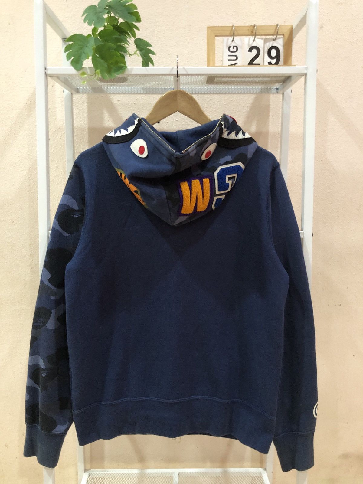 Bape BAPE Shark Full Zip Hoodie Colour Camo Sleeve Size US M / EU 48-50 / 2 - 2 Thumbnail