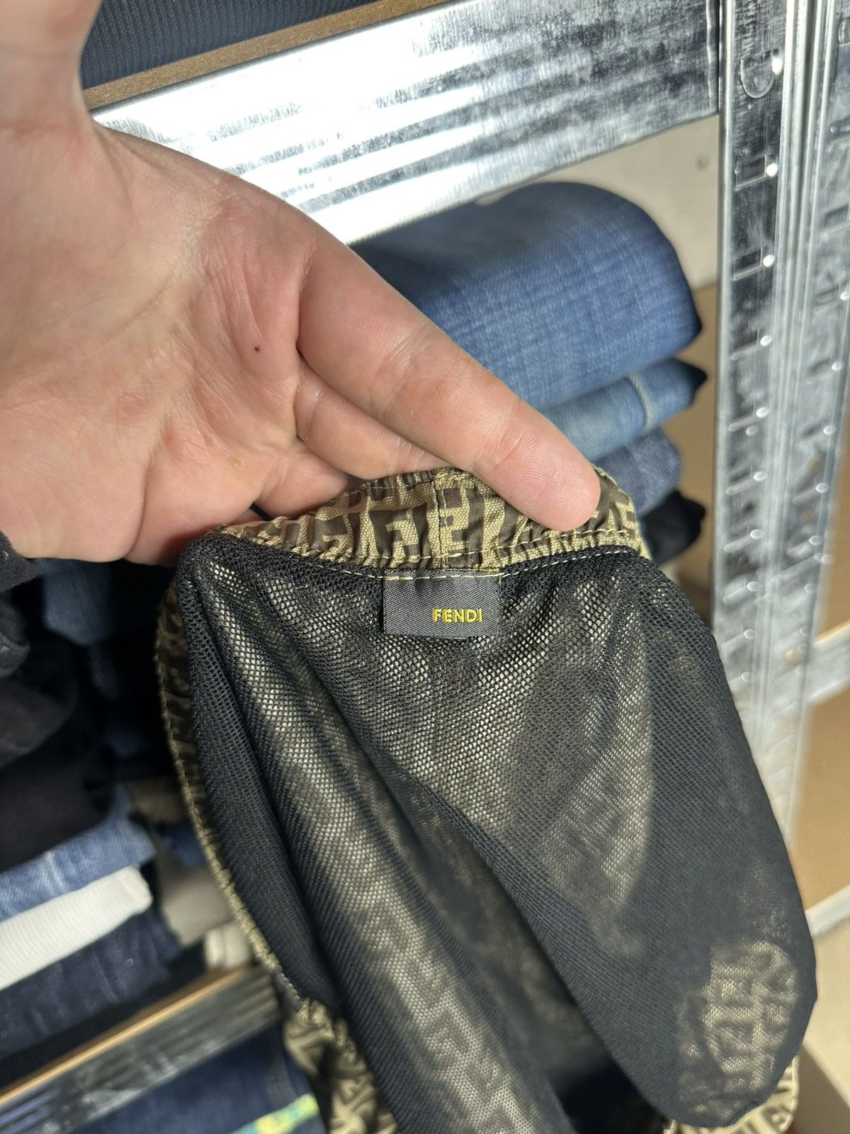 Fendi Fendi FF Monogram Swim Shorts Size 50 Made in Italy Size US 34 / EU 50 - 12 Thumbnail
