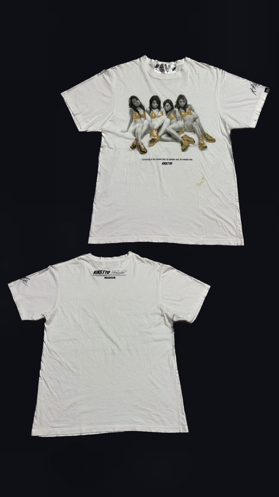 Hysteric Glamour × KIKS TYO Beautiful Girls Kiks Tyo x Sneakers Tee Size US M / EU 48-50 / 2 - 1 Thumbnail