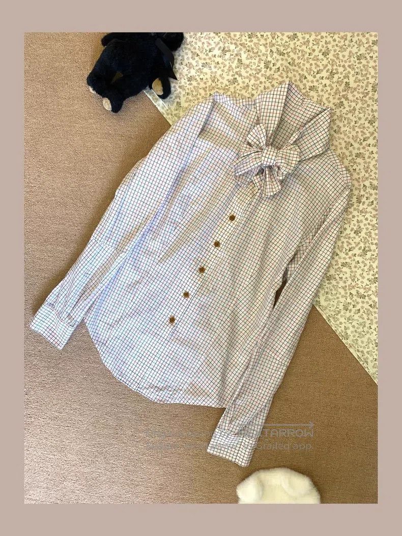 Vivienne Westwood Vivienne Westwood Striped shirt, long-sleeved shirt, bow s Size M / US 6-8 / IT 42-44 - 2 Thumbnail