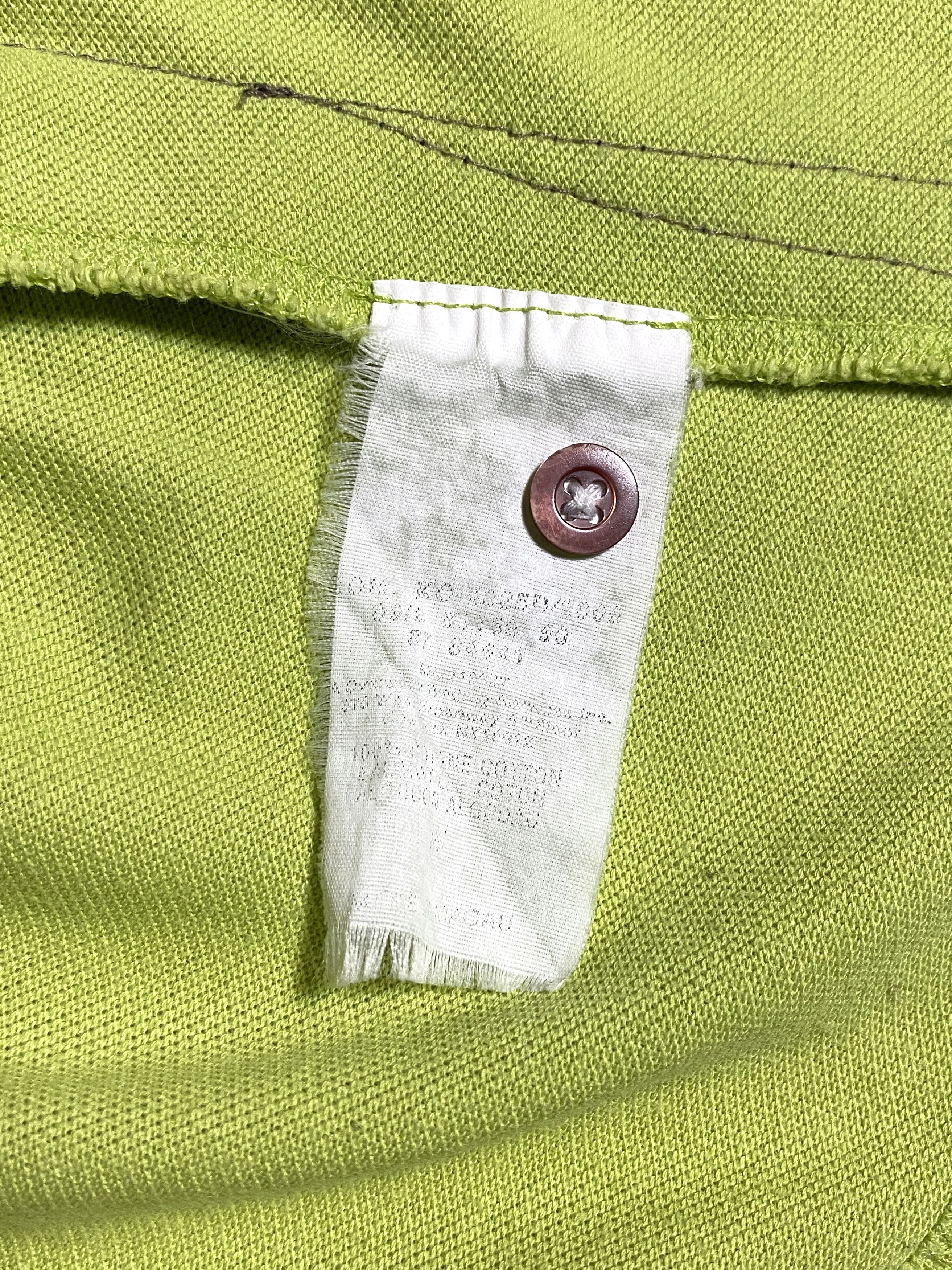Moncler Moncler Polo Shirt Lime Green 52 Big Logo Patch Tee T-Shirt Size US M / EU 48-50 / 2 - 11 Thumbnail