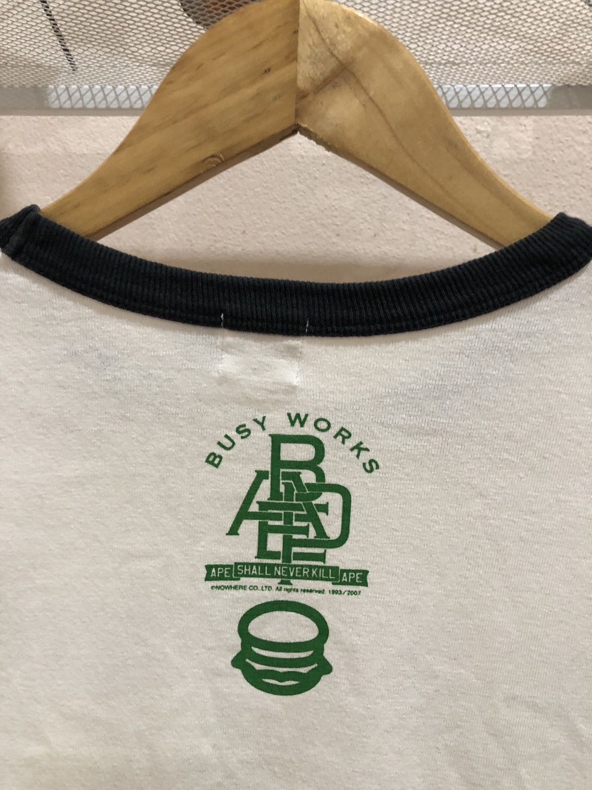 Bape OG 2007 Baby Milo Junk Food Long Sleeve Shirts Size US M / EU 48-50 / 2 - 5 Thumbnail