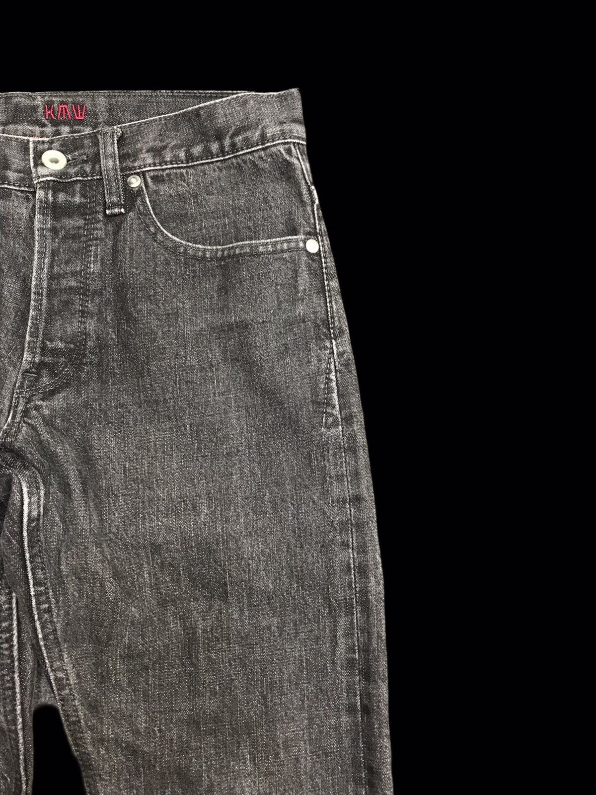 Japanese Brand × Kicking Mule Workshop KICKING MULE WORKSHOP Sturdy Slim Fit Denim F18 Size US 29 - 3 Thumbnail