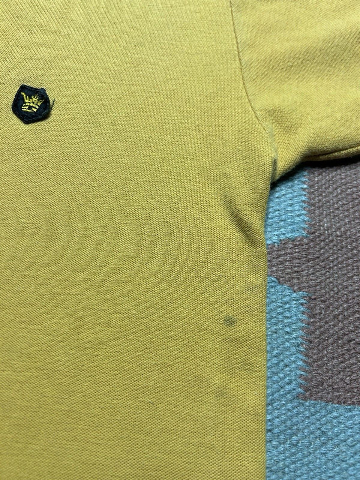 Vintage Vintage 50s polo shirt golf black yellow cotton knit medium Size US M / EU 48-50 / 2 - 2 Thumbnail