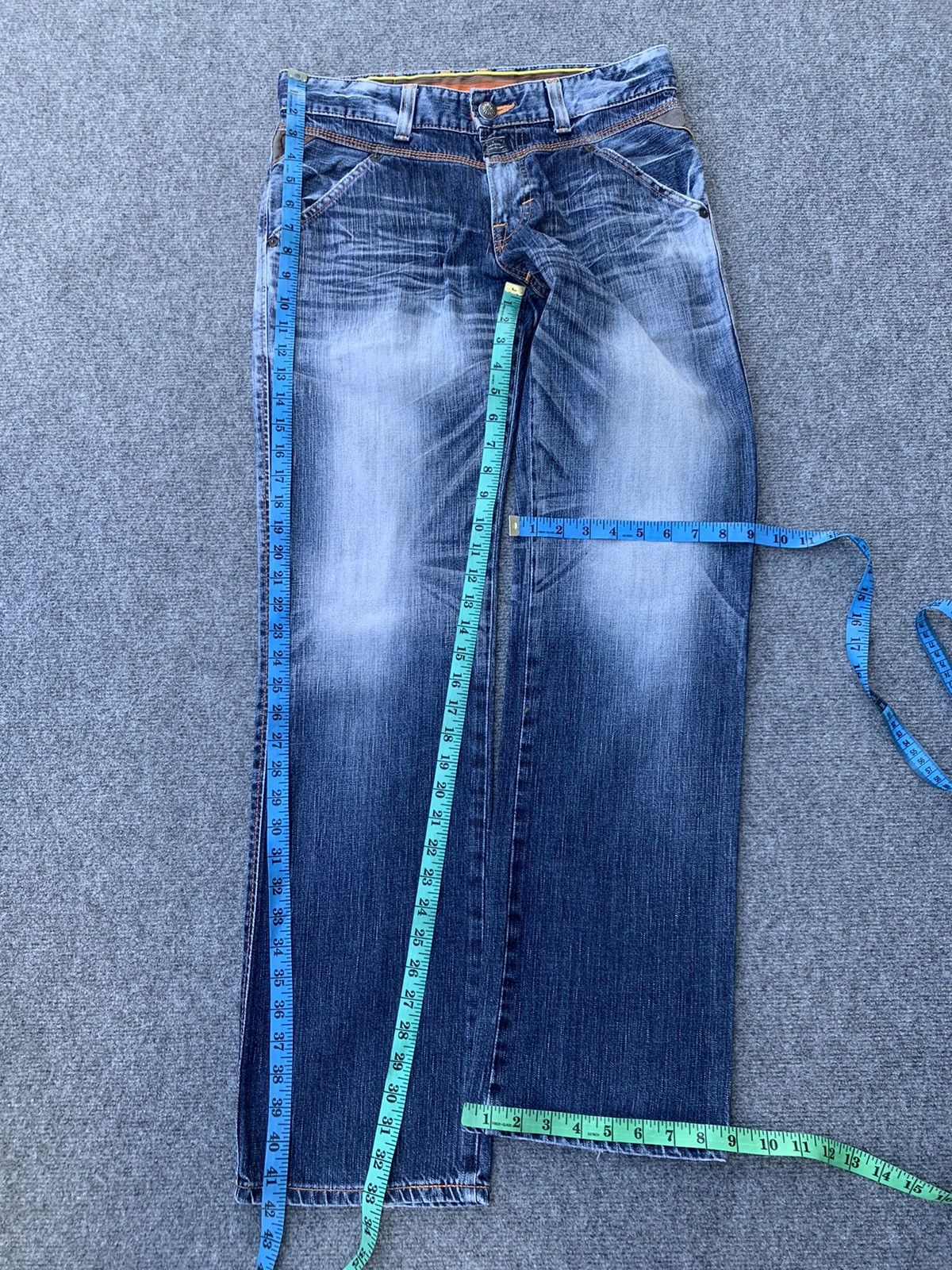 Edwin Edwin Blue Trip faded blue mud wash. Size US 31 - 5 Thumbnail