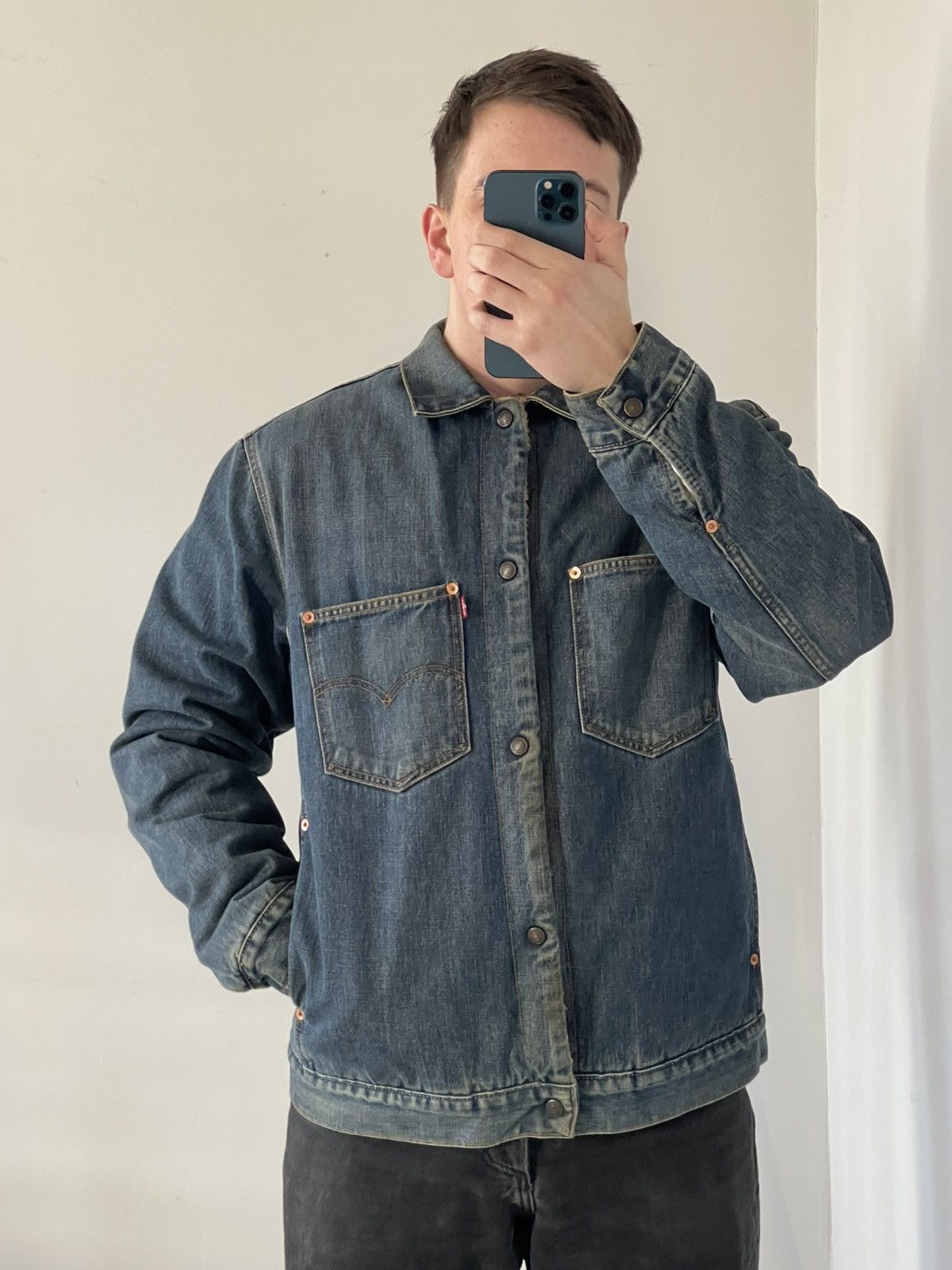 Levi's Vintage Levi's Fur Lined Denim Sherpa Trucker Jacket 71511 Size US L / EU 52-54 / 3 - 5 Thumbnail