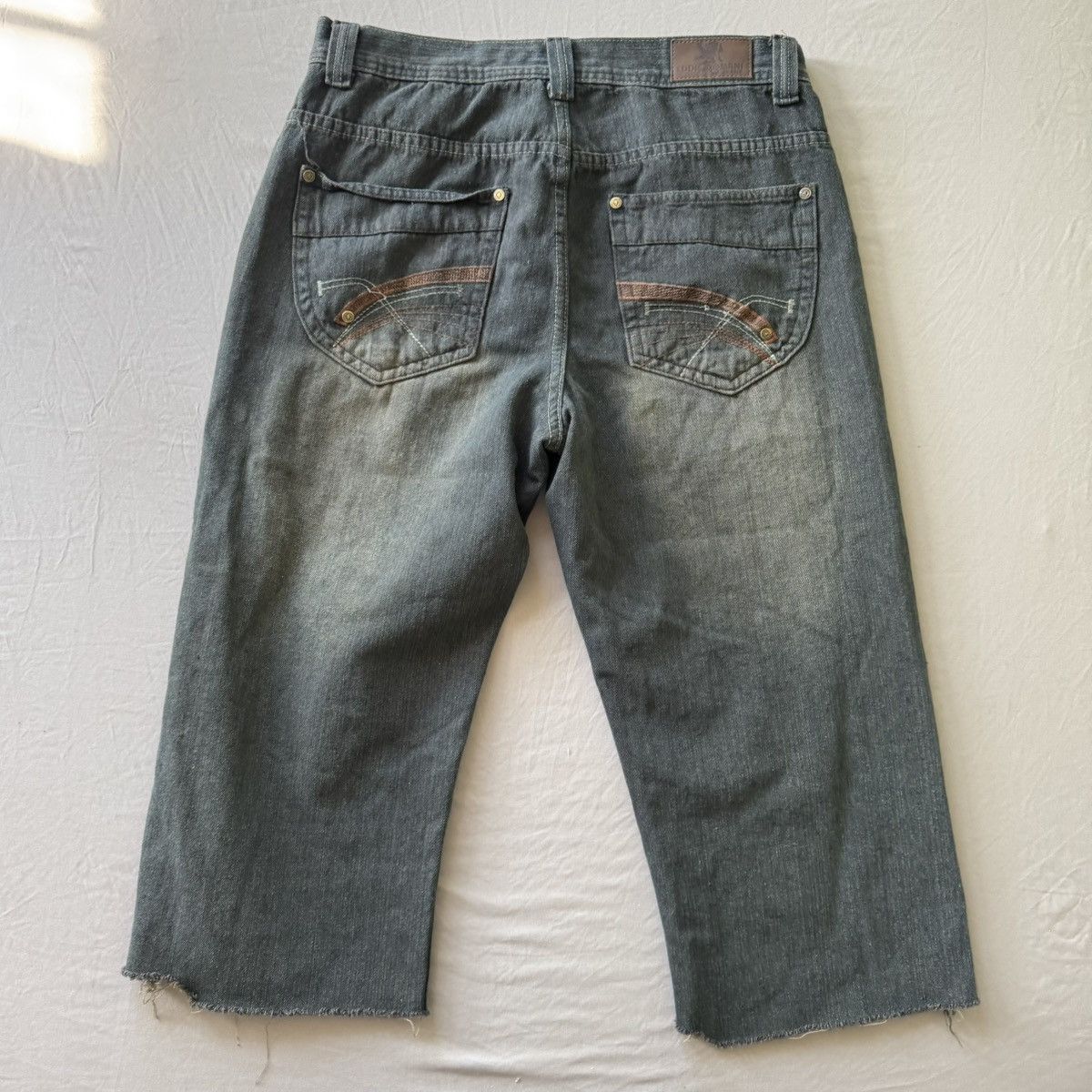 Designer × Vintage Vintage Y2K Eddie Domani Culotte Jeans Size US 34 / EU 50 - 2 Thumbnail