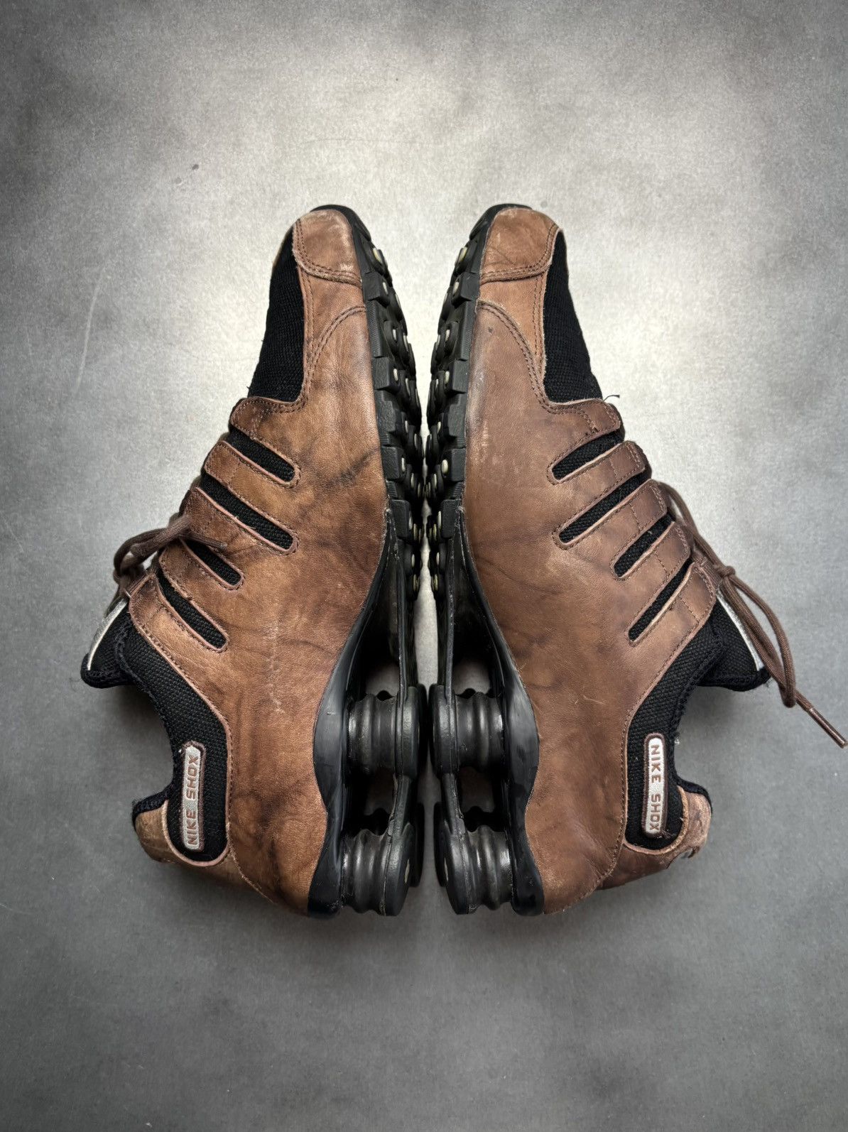Nike × Vintage 2006 Nike Shox NZ Leather 309433-201 2000s Vintage EU Mens Size US 11 / EU 44 - 16 Thumbnail
