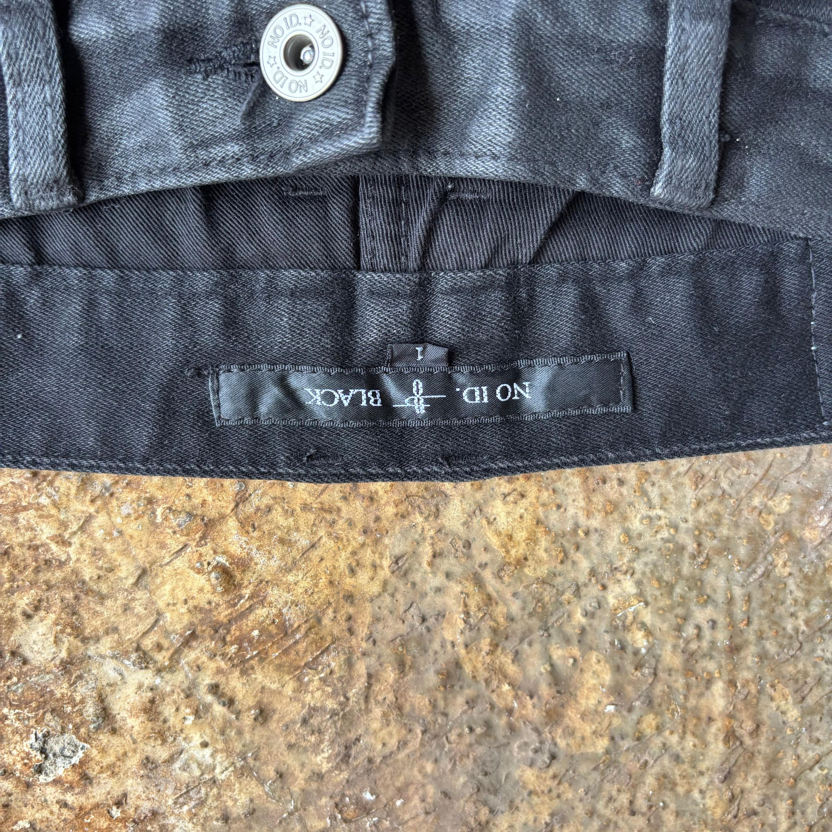 パンツ Waxed coating baggy denim pants archive no id archive wax denim pants