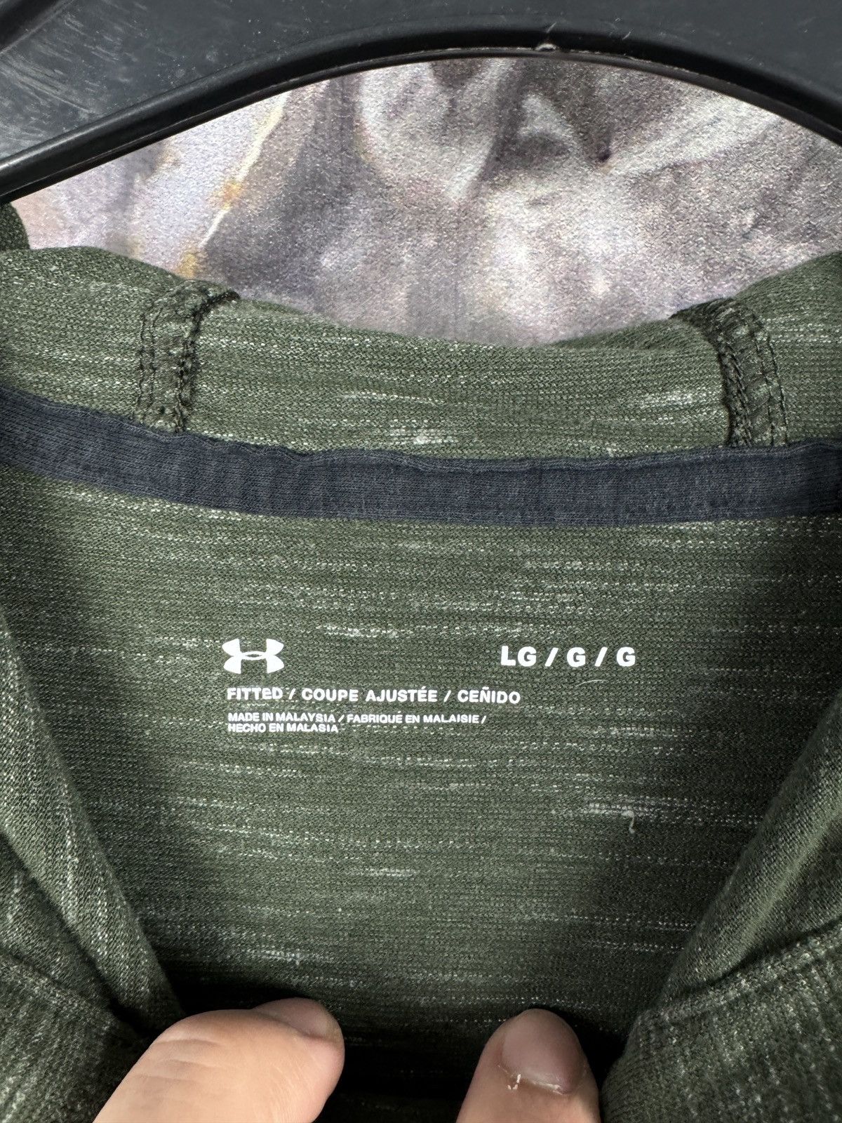 Under Armour Under Armour Hoodie Long Sleeve Performance Pullover Green Size US L / EU 52-54 / 3 - 6 Thumbnail