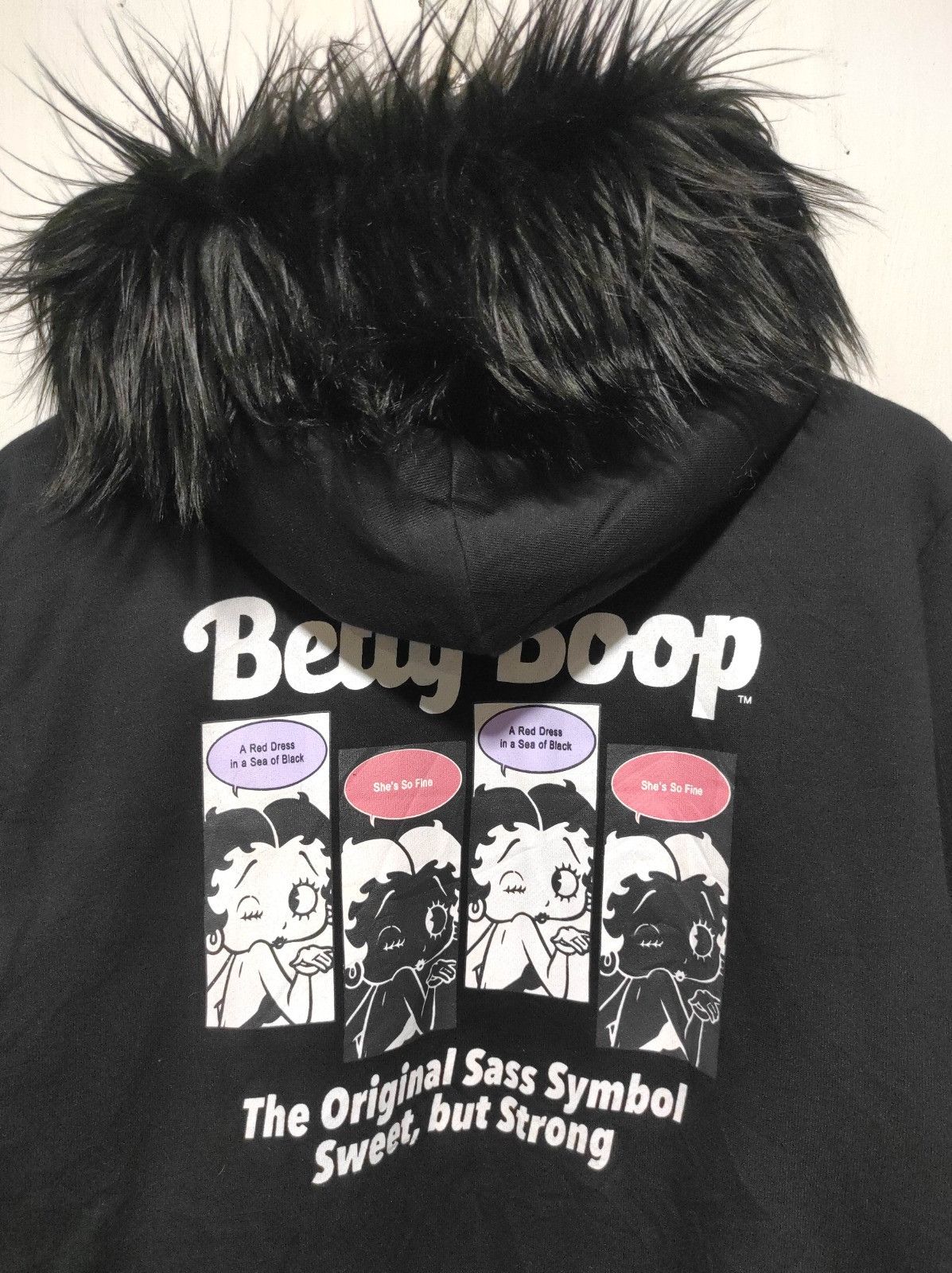 Japanese Brand Betty Boop Sherpa fur hoodie LGB style Size US M / EU 48-50 / 2 - 14 Thumbnail