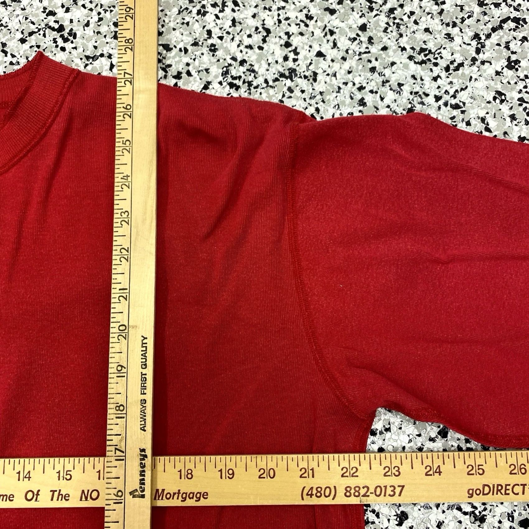 Eddie Bauer VINTAGE Eddie Bauer Thermal T Shirt Henley Cotton Ribbed XL Red Mens 1980s Grunge Workwear Size US XL / EU 56 / 4 - 3 Thumbnail