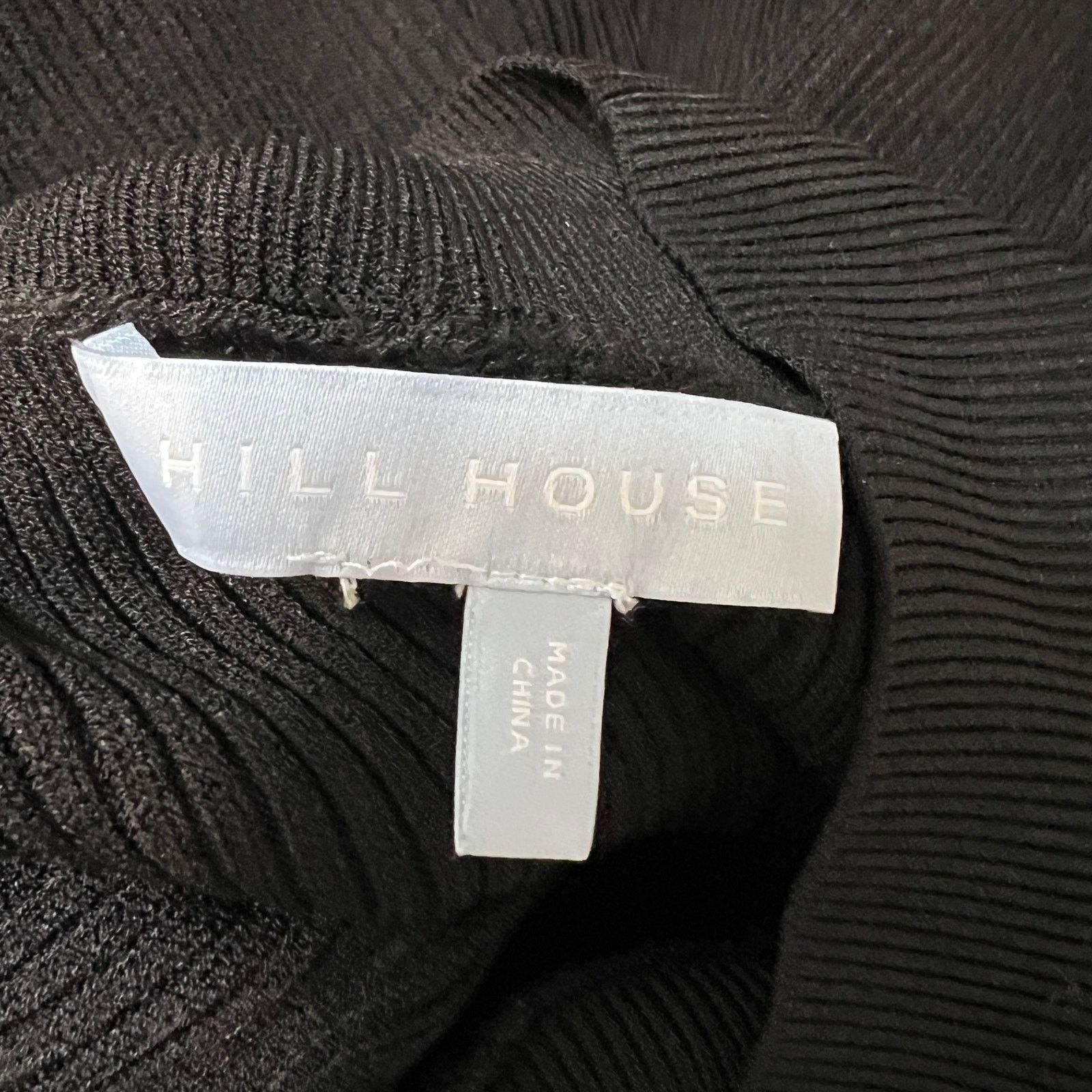 Hill House Hill House The Persephone Dress Black Knit Long Sleeves Size XXL / US 16-18 / IT 52-54 - 3 Thumbnail