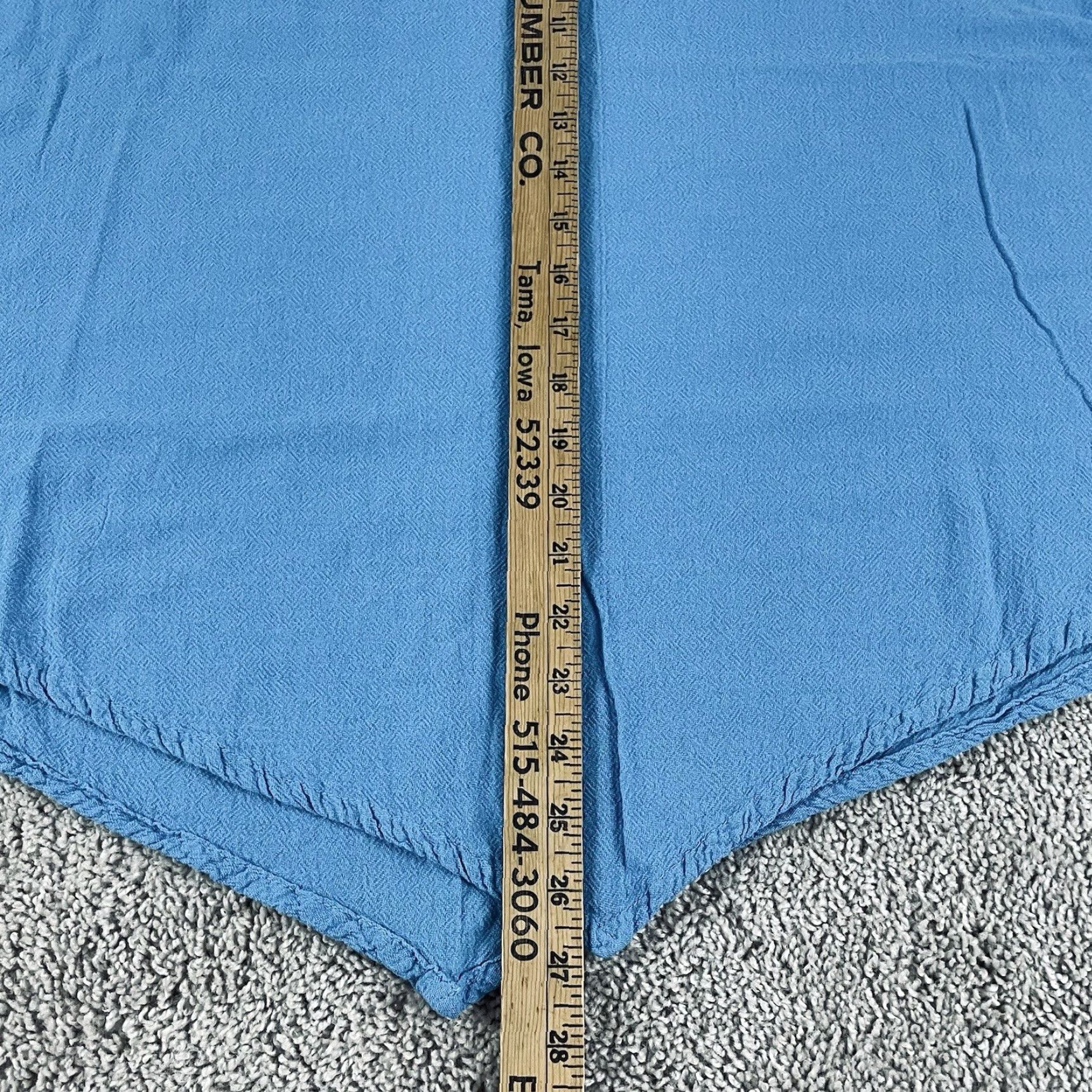 Vintage Oh My Gauze! Blouse Shirt Sleeveless Women 3 Lagenlook Casual Blue 100% Cotton Gauze Size XS / US 0-2 / IT 36-38 - 7 Thumbnail