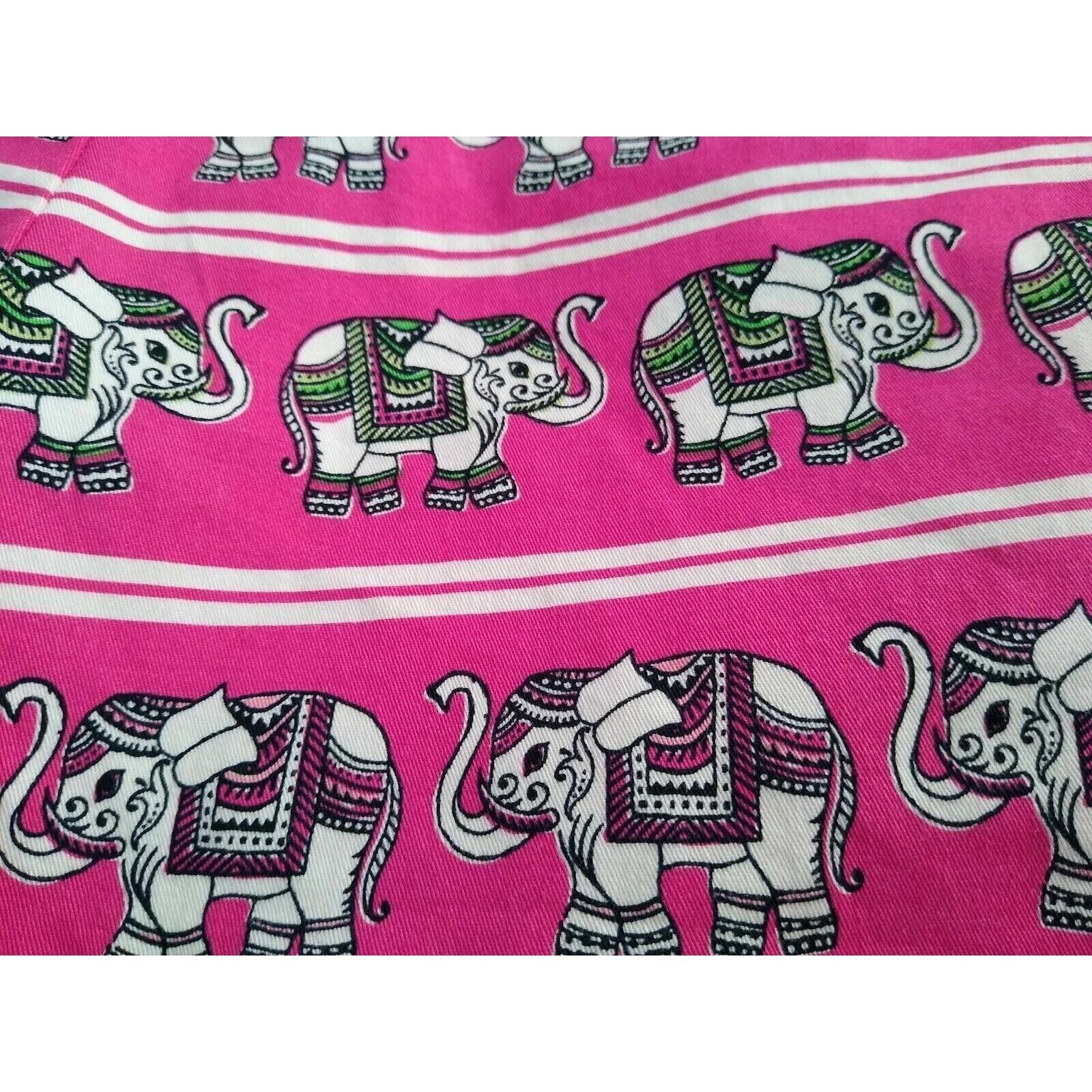 Crown Cap New Crown & Ivy Shorts 4 Women's Stretch Striped Elephants Size 27" / US 4 / IT 40 - 4 Thumbnail