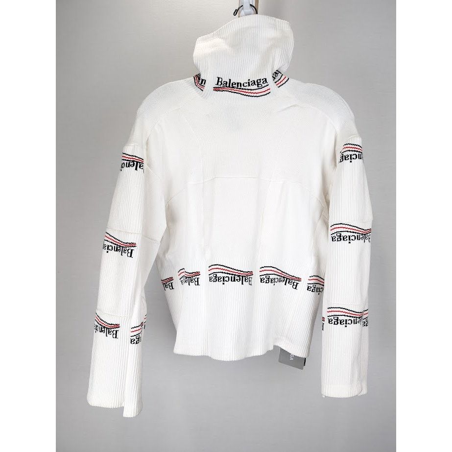 Balenciaga o1rshd1 Socks Jumper Political Tennis Socks in White Size US S / EU 44-46 / 1 - 2 Thumbnail