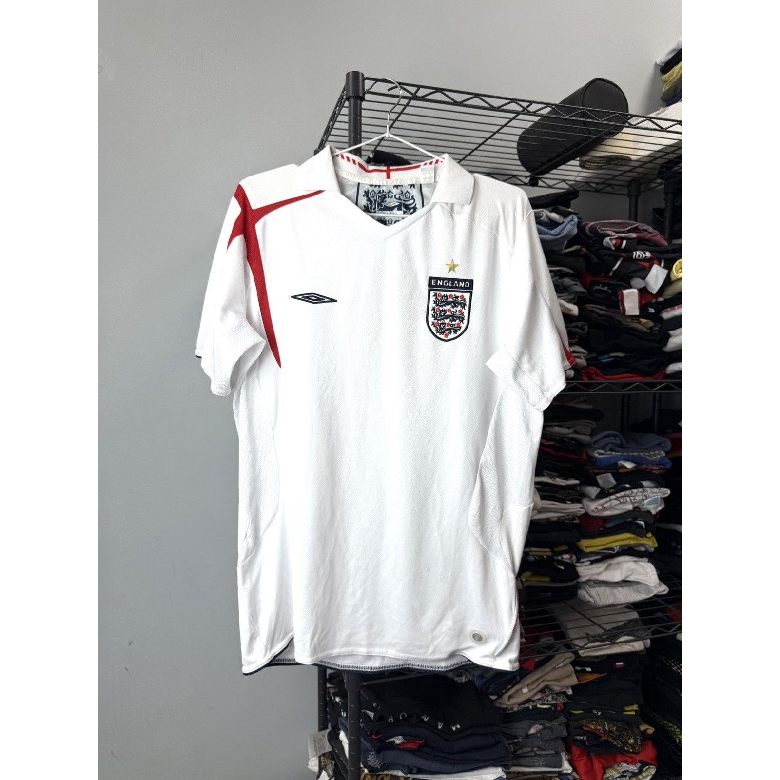 Umbro Umbro England Soccer Jersey T Shirt Size US M / EU 48-50 / 2 - 1 Thumbnail