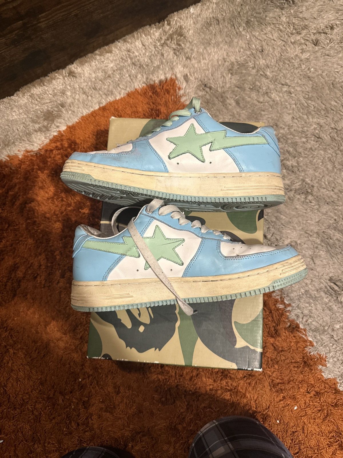 Bape Bape sta low m2 It blue Size US 9 / EU 42 - 1 Thumbnail