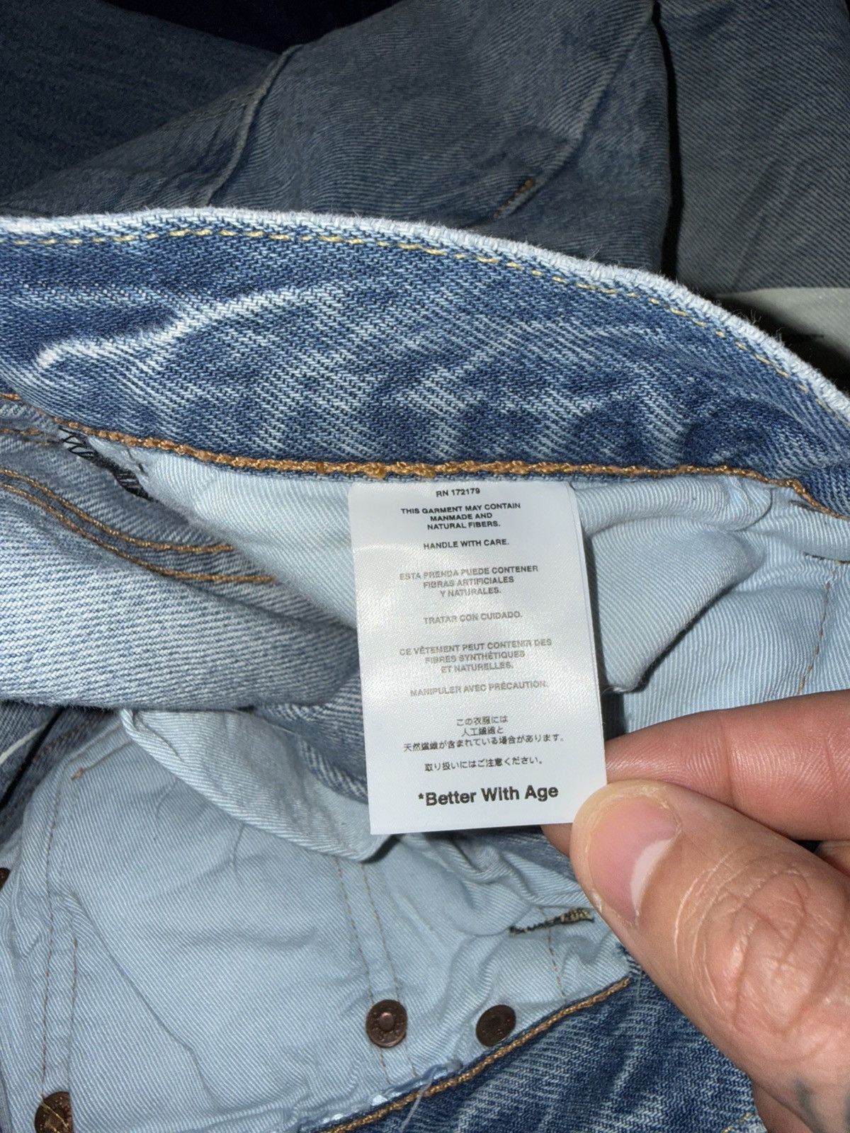 Better With Age Better with age logo jeans Size US 34 / EU 50 - 9 Thumbnail